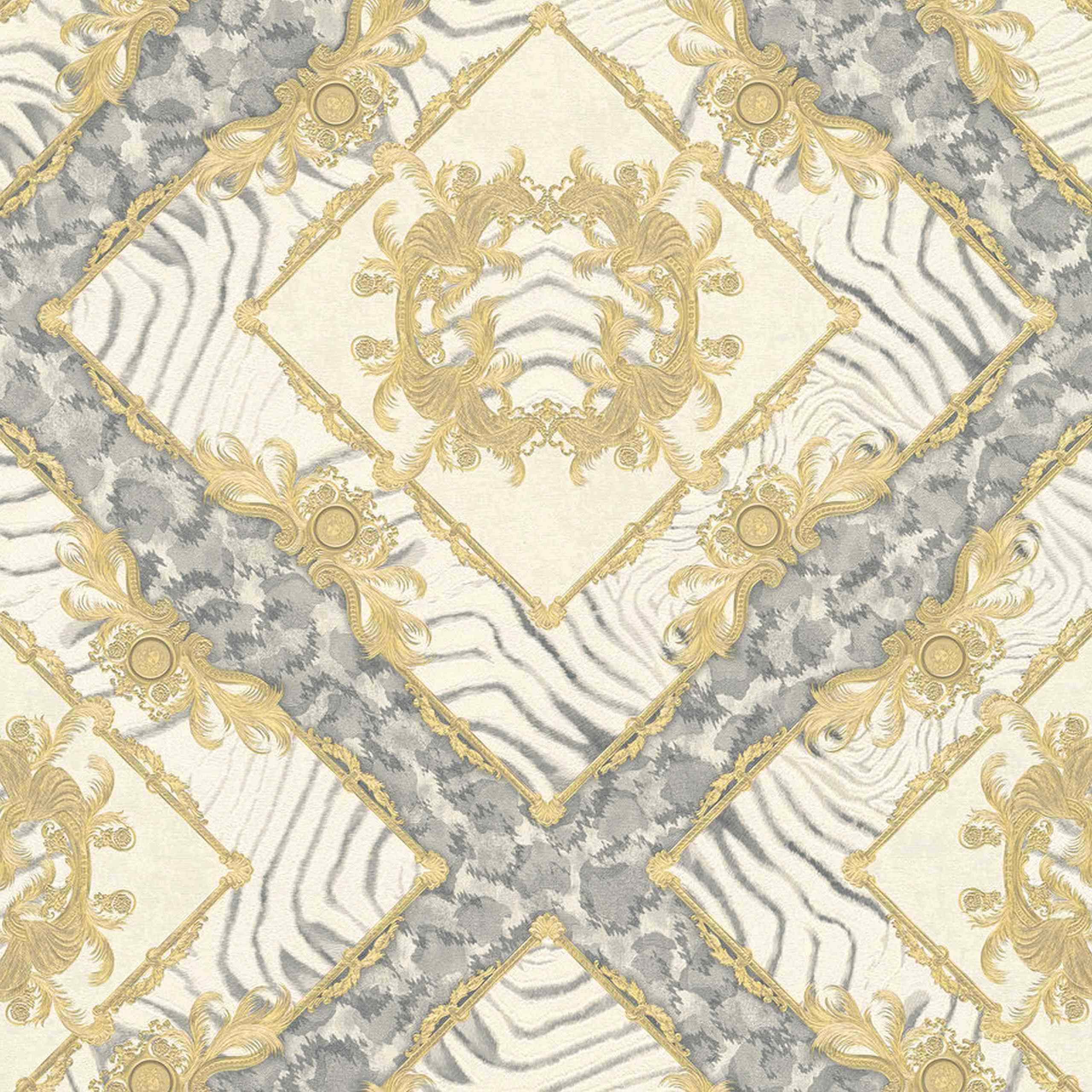 A.S. Creation | Versace 3 | 349042 | Vliestapete | Vintage | Retro | 0.7 x 10.05 m | Creme