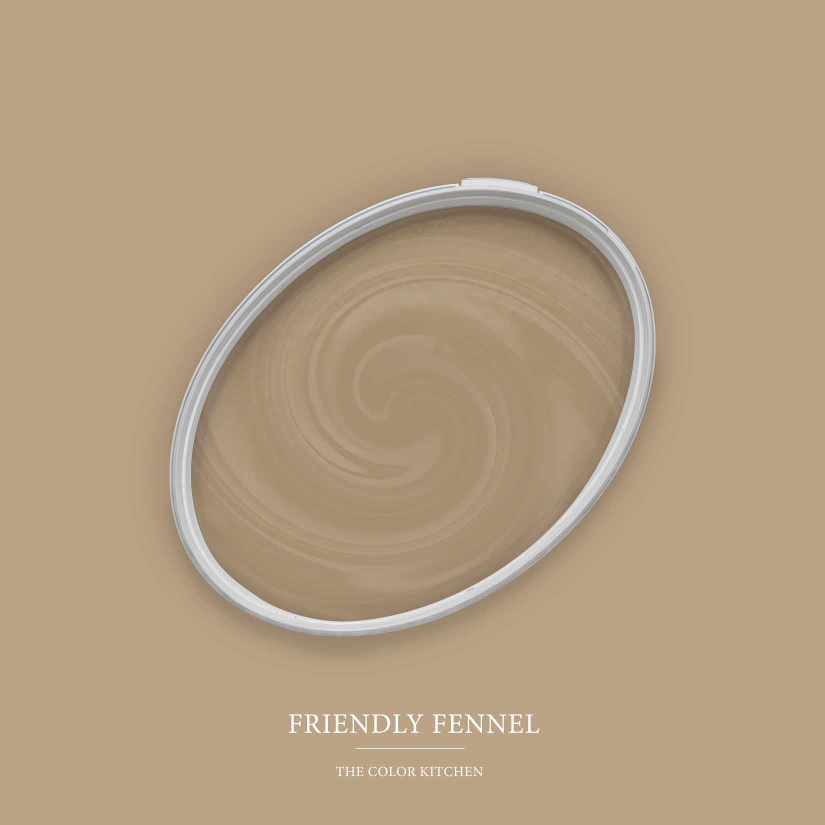 Wandfarbe Braun matt | The Color Kitchen Friendly Fennel | Exklusive Innendispersion Hohe Deckkraft