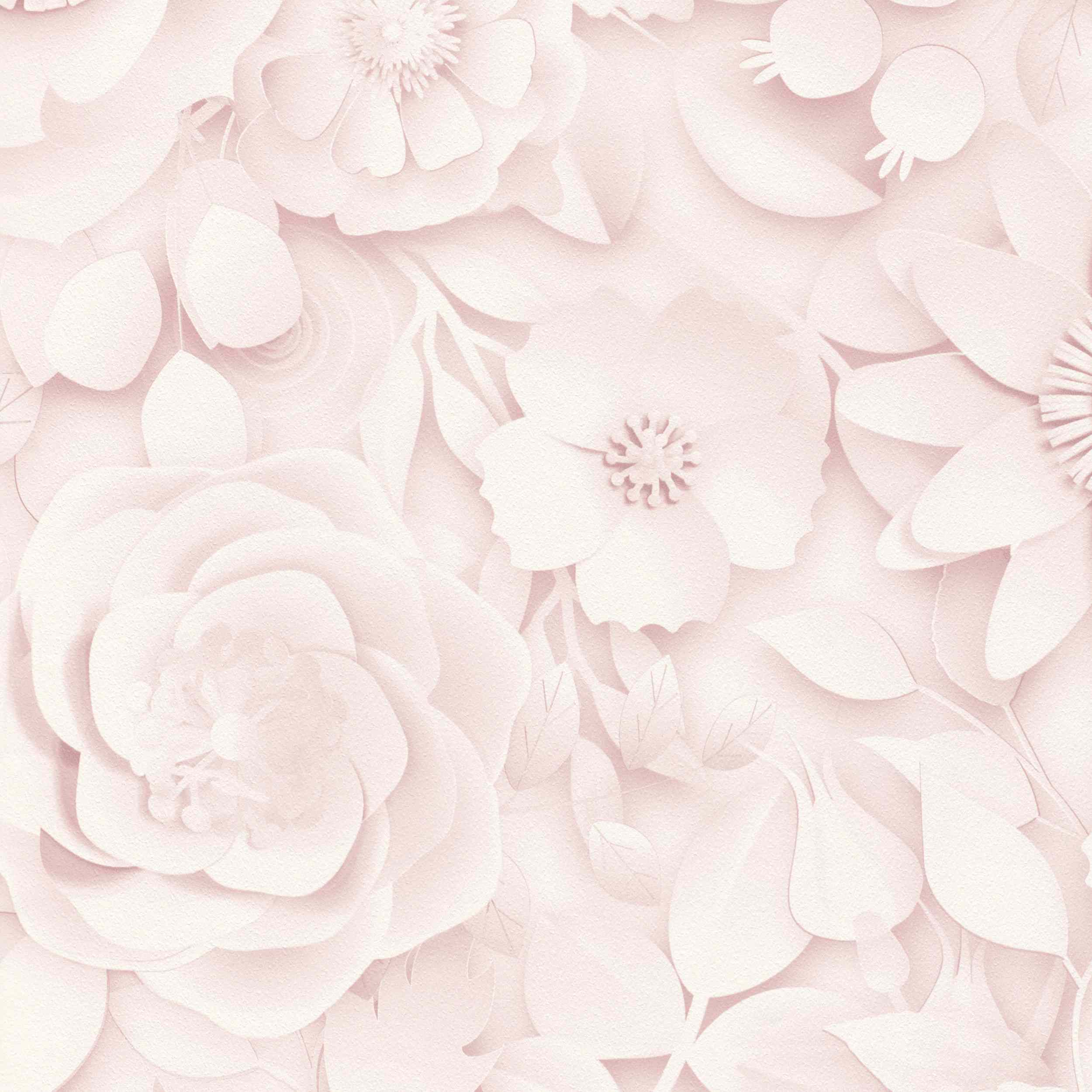 Rasch Papiertapete Selection 200232 | 0.53 x 10.05 m | Industrial Rosa