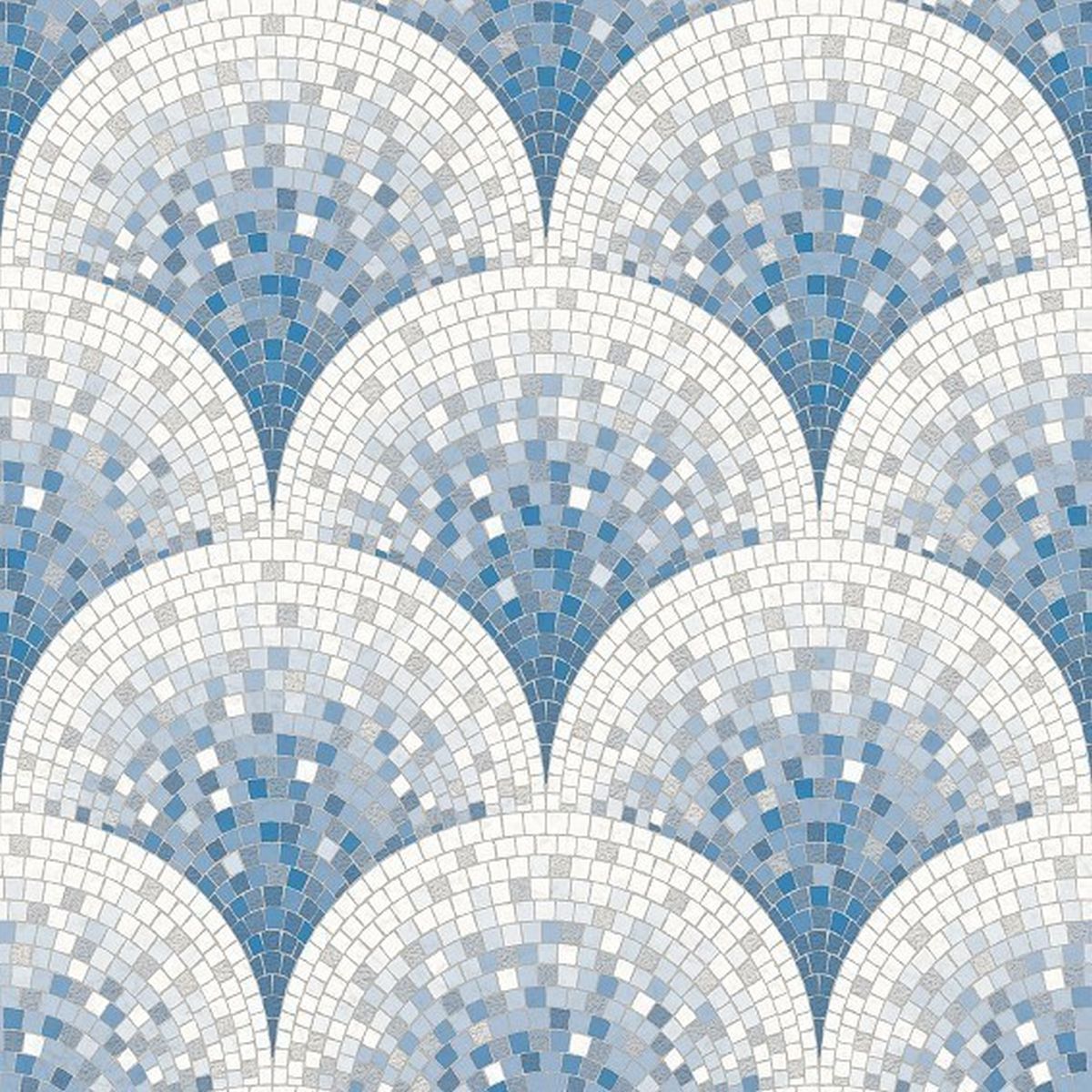 DesignID | Beaux Arts 2 | 220046 | Vliestapete | Steinoptik | 0.53 x 10.05 m | Blau