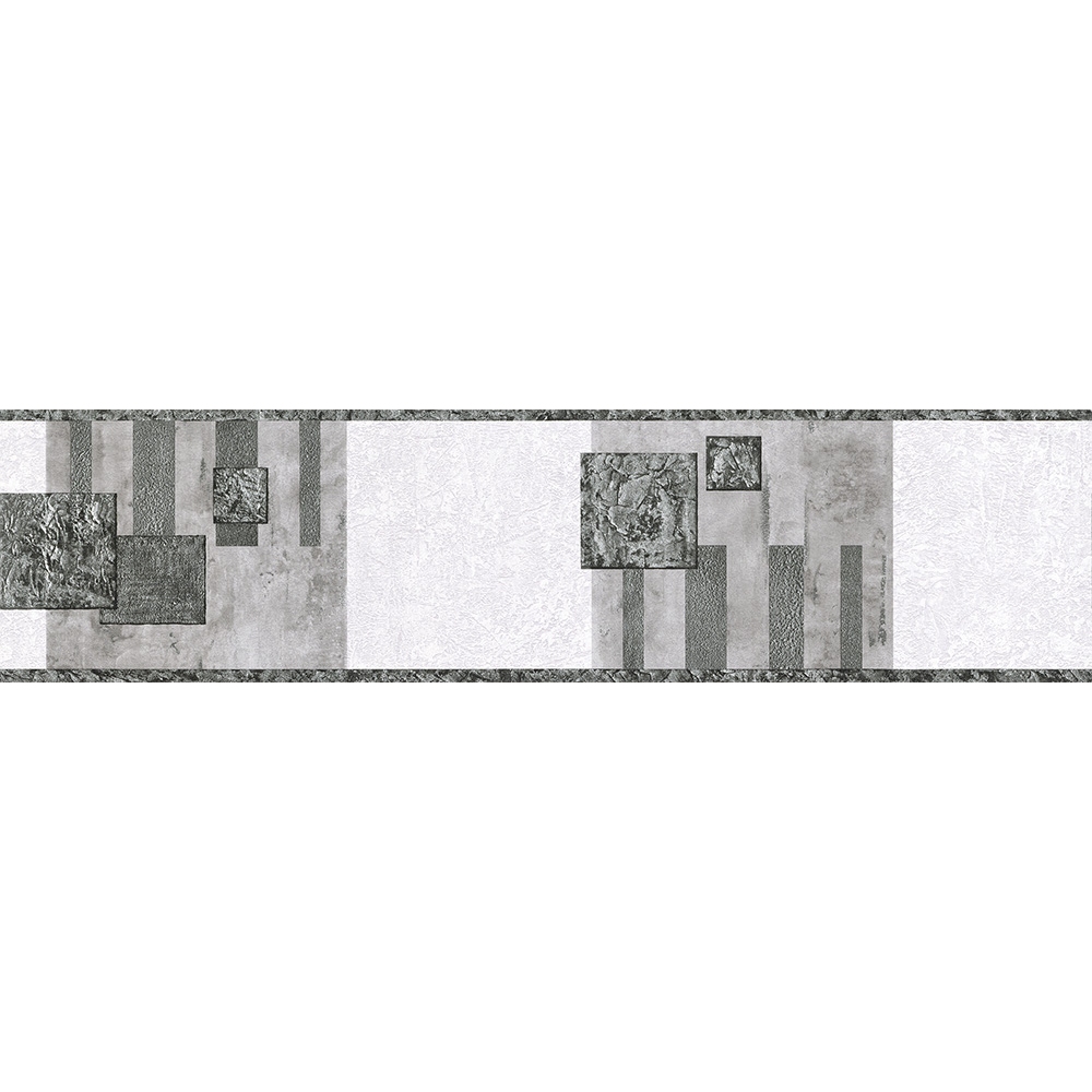 A.S. Creation | Only Borders 11 | 900623 | Papierbordüre | Borte | 5.00 x 0.13 m | Grau