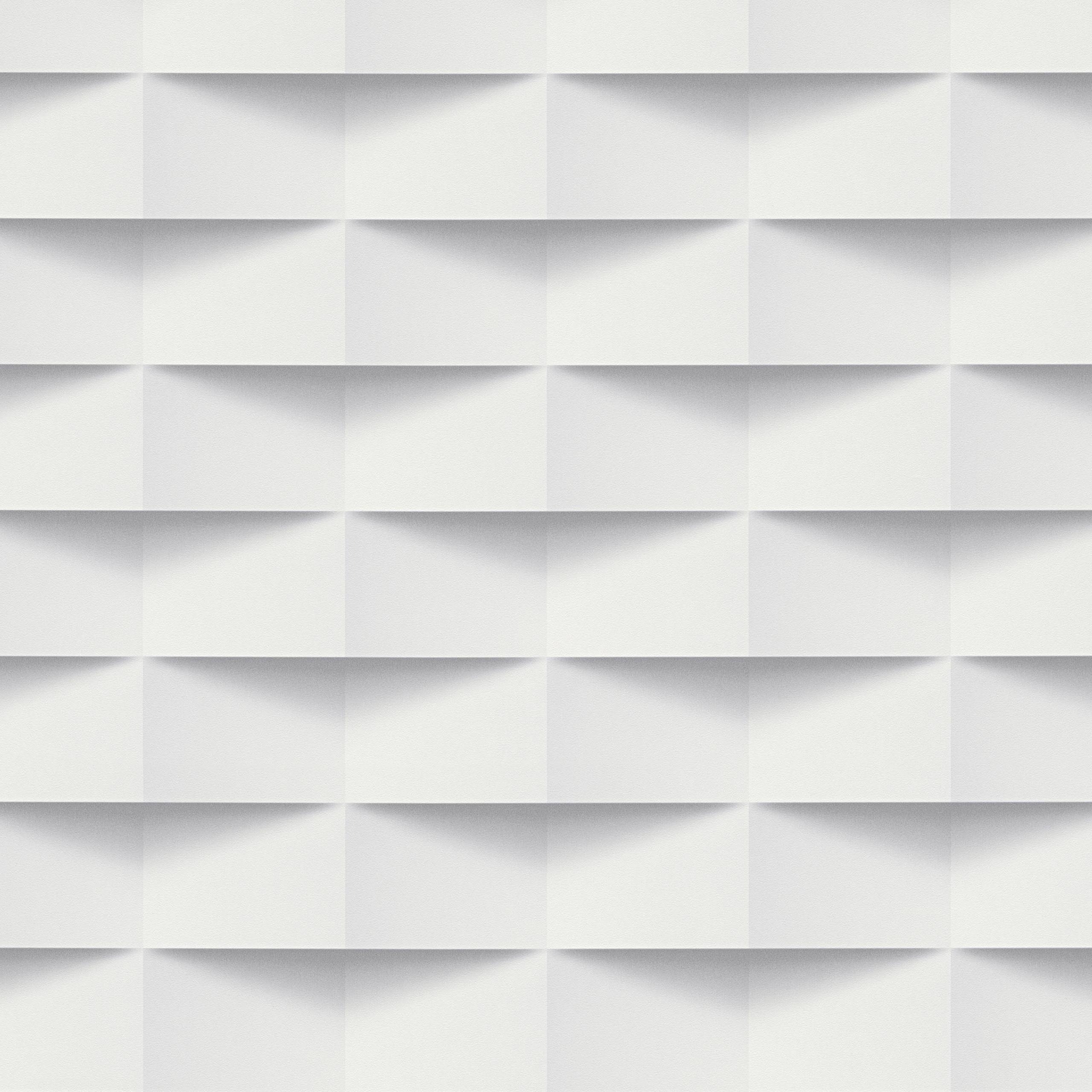 A.S. Creation | Scandinavian 2 | 302481 | Vliestapete | 3D Optik | 0.53 x 10.05 m | Weiß