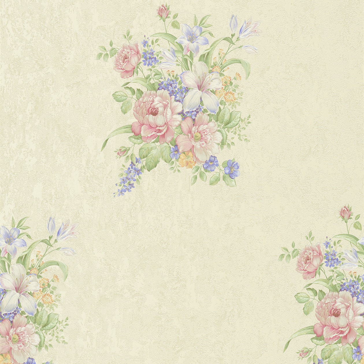 A.S. Creation | Romantico | 372251 | Vliestapete | Blumenoptik | 0.53 x 10.05 m | Creme