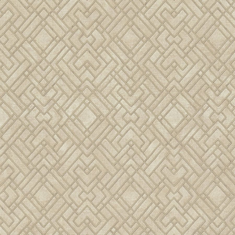 A.S. Creation | Travel Styles | 388283 | Vliestapete | Grafisch | 10.05 x 0.53 m | Gold