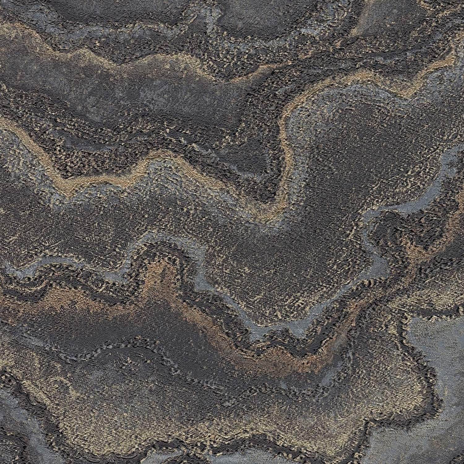 A.S. Creation | Stories of Life | 396594 | Vliestapete | Marmor | 0.53 x 10.05 m | Schwarz