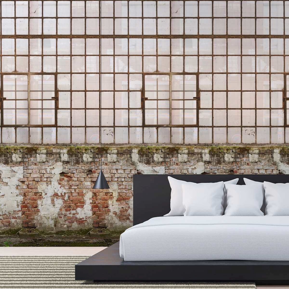 A.S. Creation Fototapete The Wall II 392441 Ein Motiv pro Rolle Industrial Creme