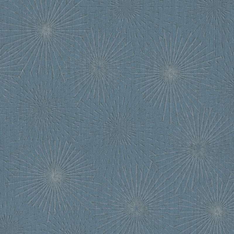 A.S. Creation | The BOS | 388182 | Vliestapete | Punkte & Kreise | 0.53 x 10.05 m | Blau
