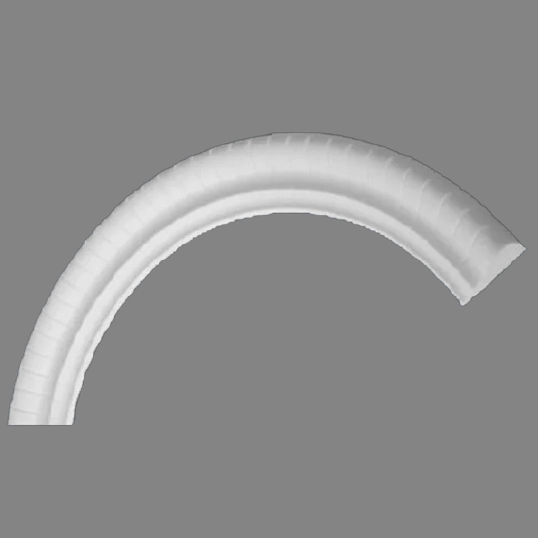 Wiesemann | Fassadenprofil für Innenbögen "FP6 Flex I" | 44 x 87 x 2000 mm | Unbeschichtet