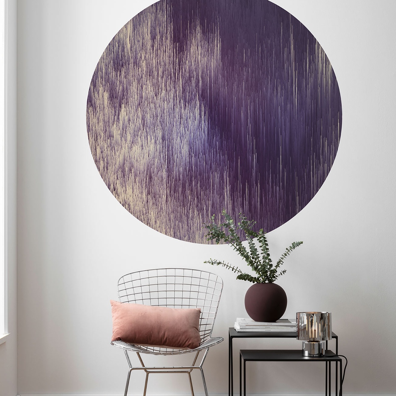 Komar Fototapete Disney Dot Harmony 125 x 125 cm Wandtattoo Vlies Selbstklebend Harmony Farbe