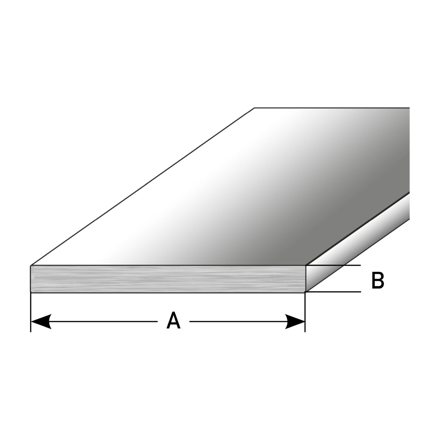 Auer Übergangsprofil Höhe 5 - 8 mm Breite 40 - 60 mm Verbundschwelle Edelstahl Aluminium verklebt