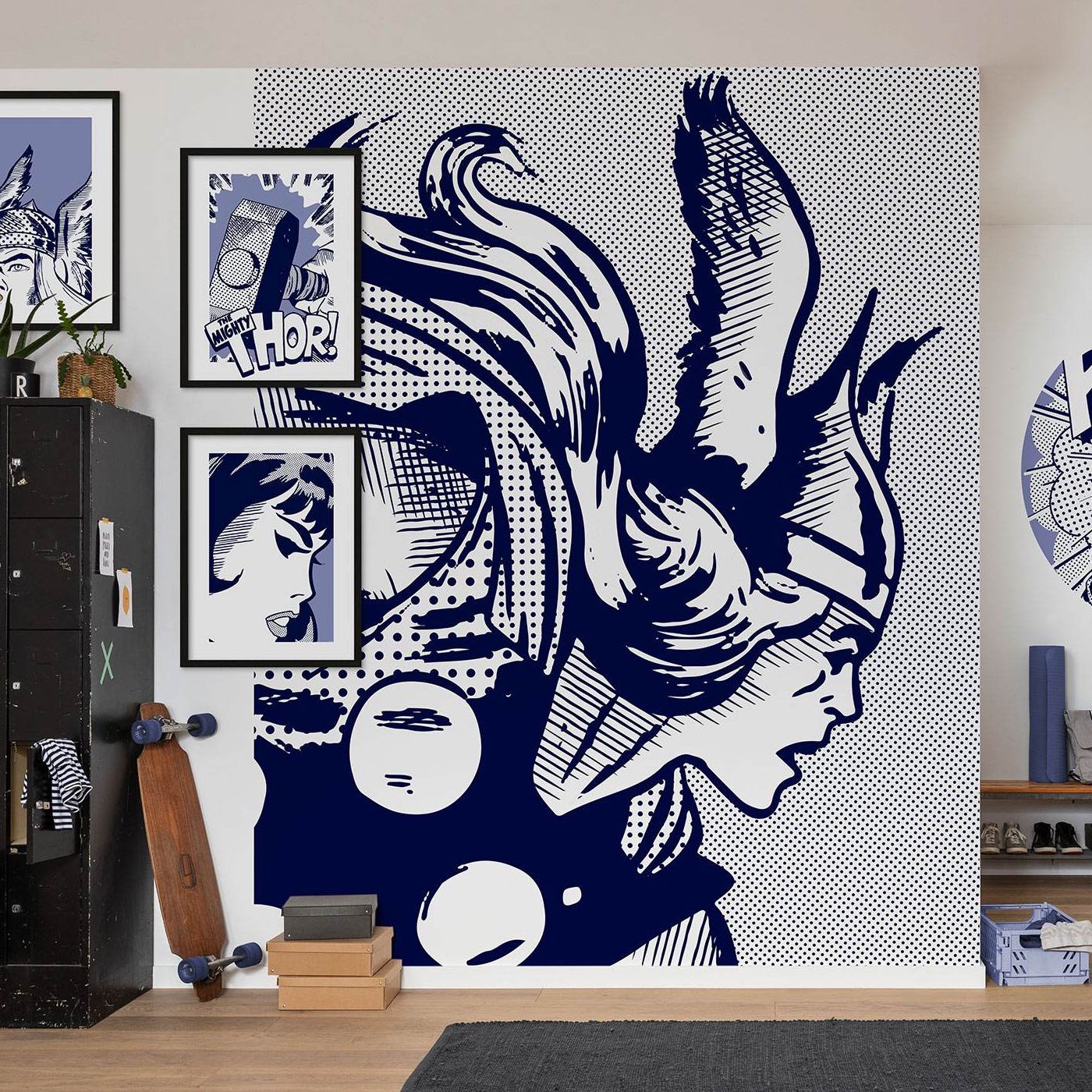 Komar Fototapete Marvel Legend of Thor 250 x 200 cm Vlies Legend of Thor Avengers Donnergott