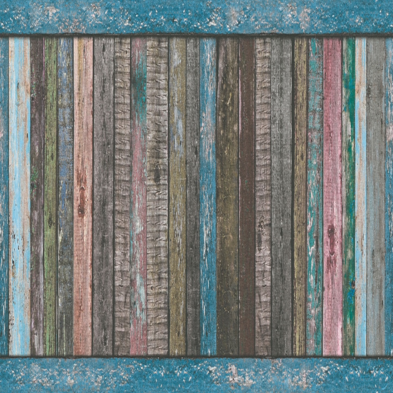 A.S. Creation | Only Borders 10 | 368601 | Papiertapete | Holzoptik | 0.13 x 5 m | Blau