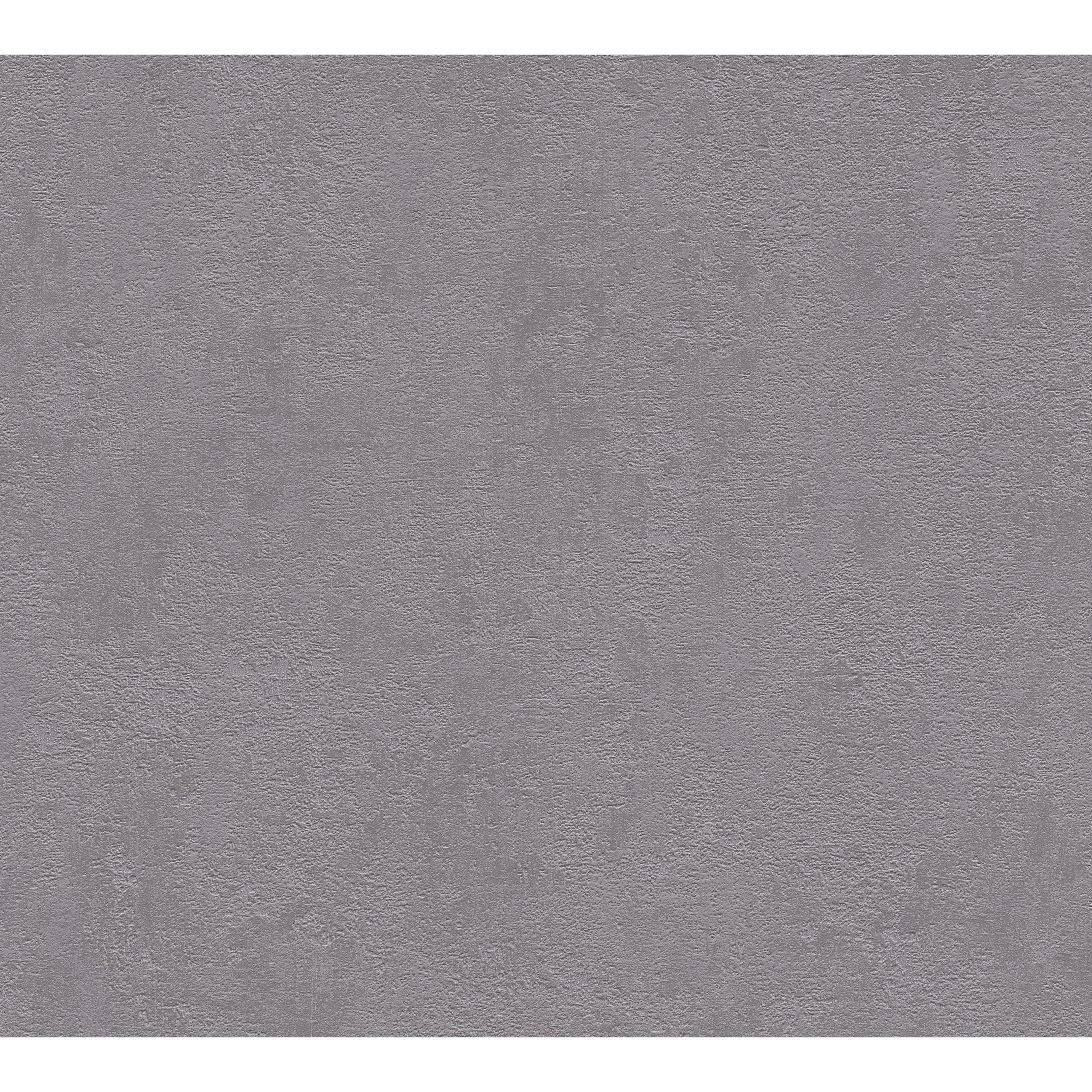 A.S. Creation | New Walls | 374184 | Vliestapete | Einfarbig | Uni | 0.53 x 10.05 m | Grau