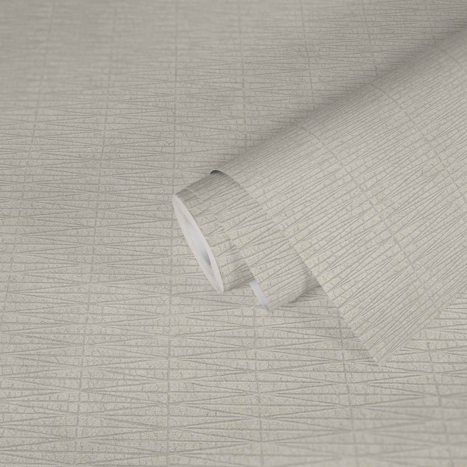 A.S. Creation | #Hygge | 385972 | Vliestapete | Struktur | 0.53 x 10.05 m | Weiß