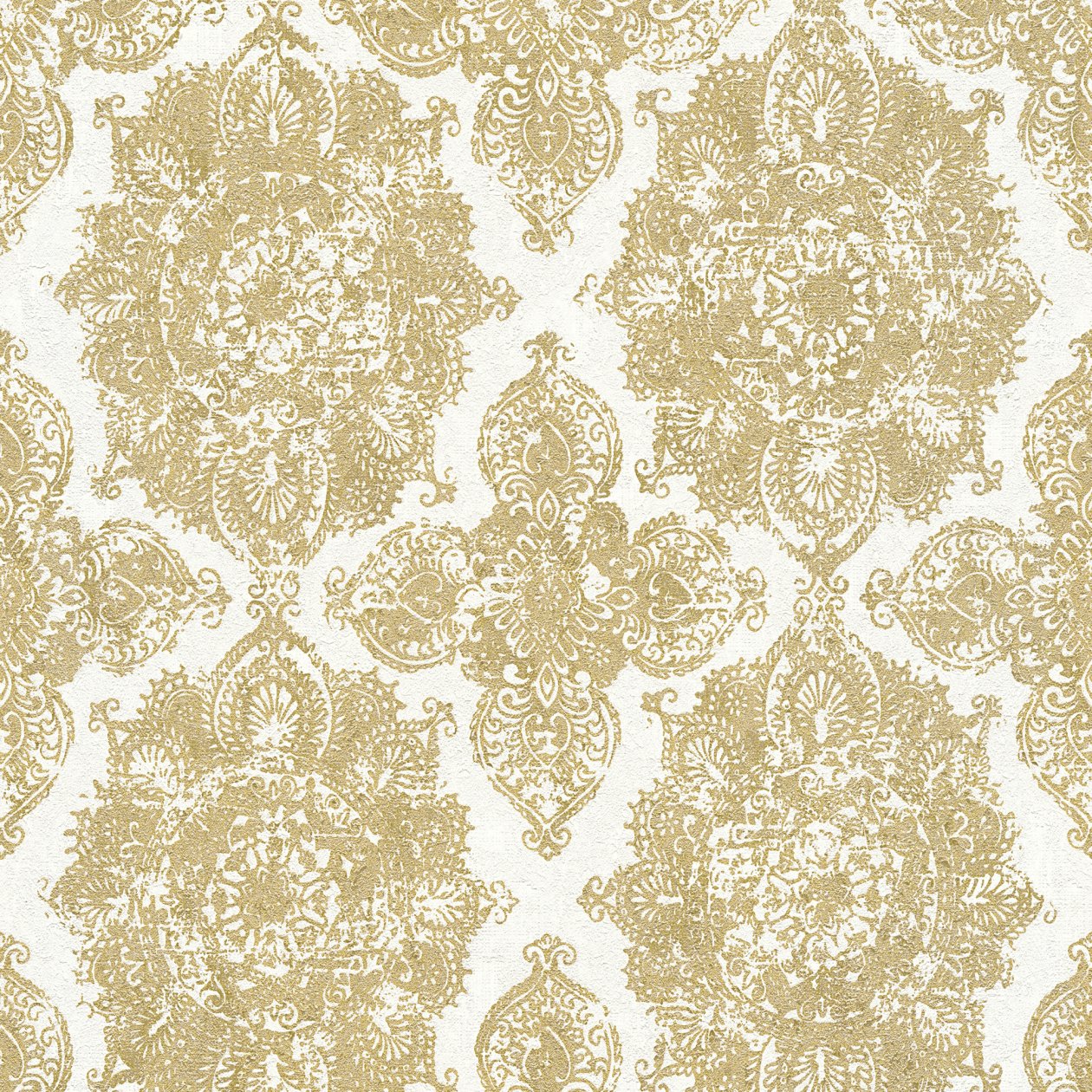 A.S. Creation | Trendwall | 370902 | Vliestapete | Barock | 0.53 x 10.05 m | Gold