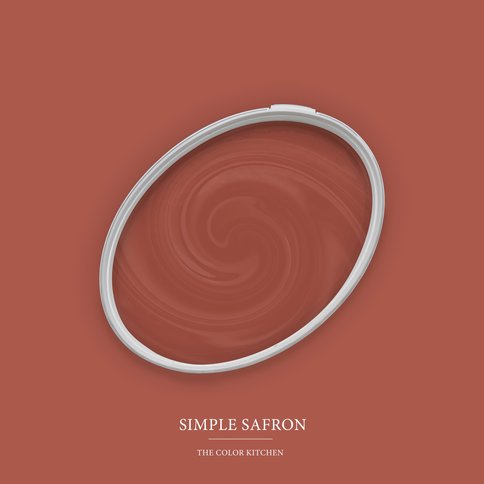 Wandfarbe Rot matt | The Color Kitchen Simple Safron | Exklusive Innendispersion Hohe Farbintensität