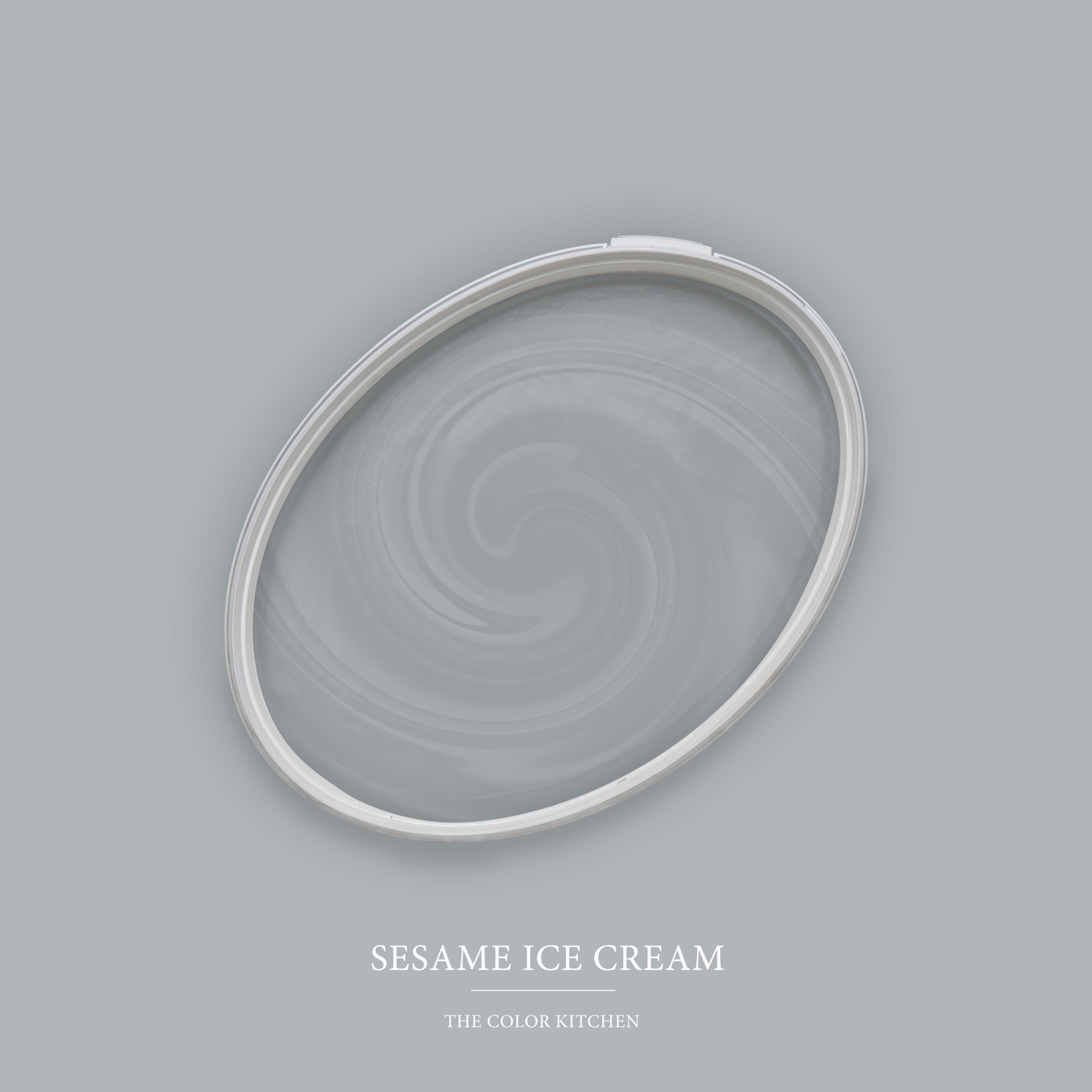 Wandfarbe Grau matt | The Color Kitchen Sesame Ice Cream | Exklusive Innendispersion Hohe Deckkraft