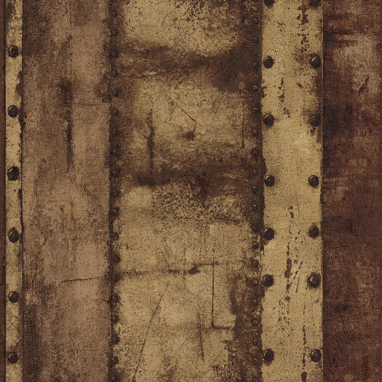 A.S. Creation | Industrial | 377433 | Vliestapete | Vintage | Retro | 0.53 x 10.05 m | Braun