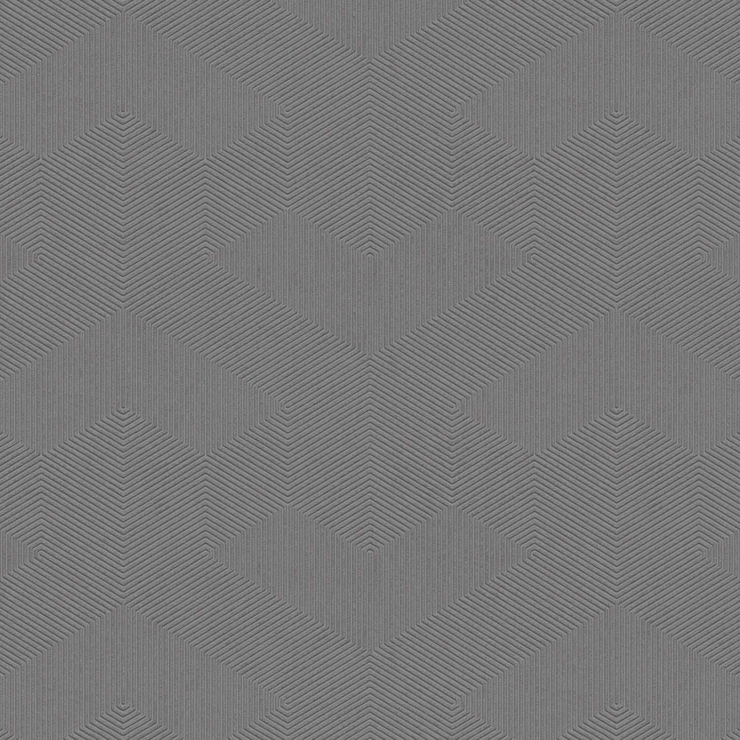 A.S. Creation | Premium Wall 2 | 389643 | Vliestapete | Grafisch | 10.05 x 0.53 m | Dunkelgrau