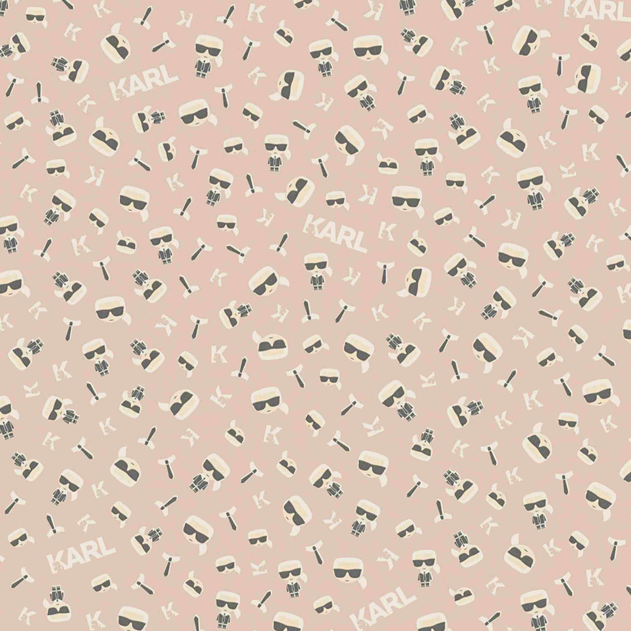 A.S. Creation | Karl Lagerfeld | 378438 | Vliestapete | 3D Optik | 0.53 x 10.05 m | Beige