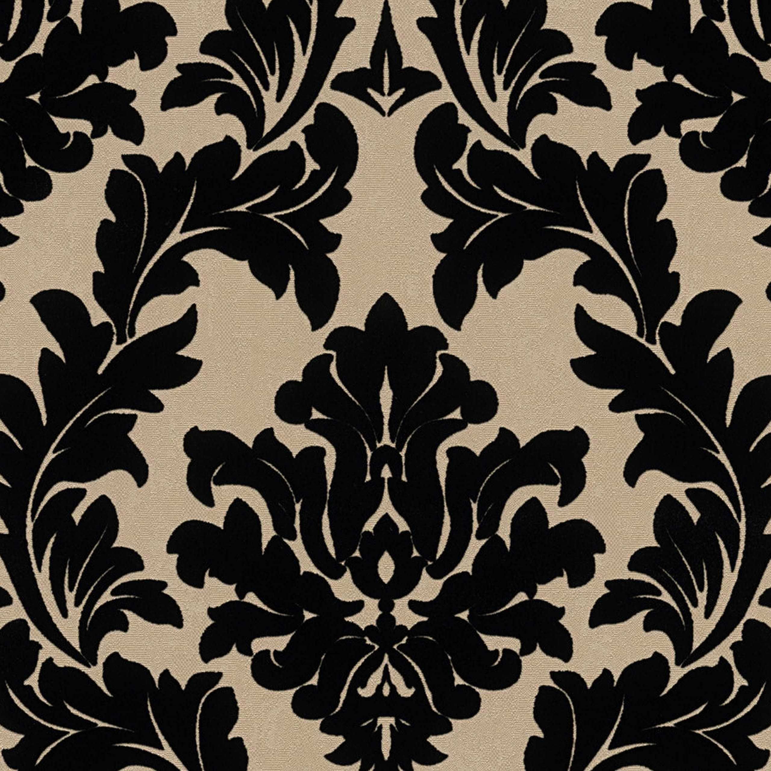 A.S. Creation | Castello | 335804 | Vliestapete | Vintage | Retro | 0.52 x 10.05 m | Schwarz