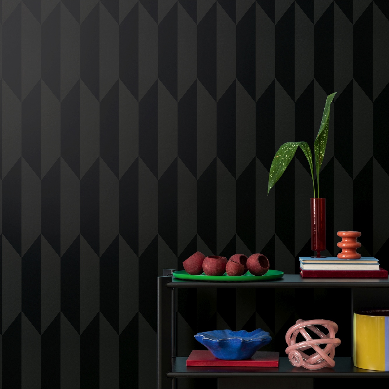 Vliestapete 790868 Schwarz 3D geometrisch CosmoLiving by Cosmopolitan A.S. Creation