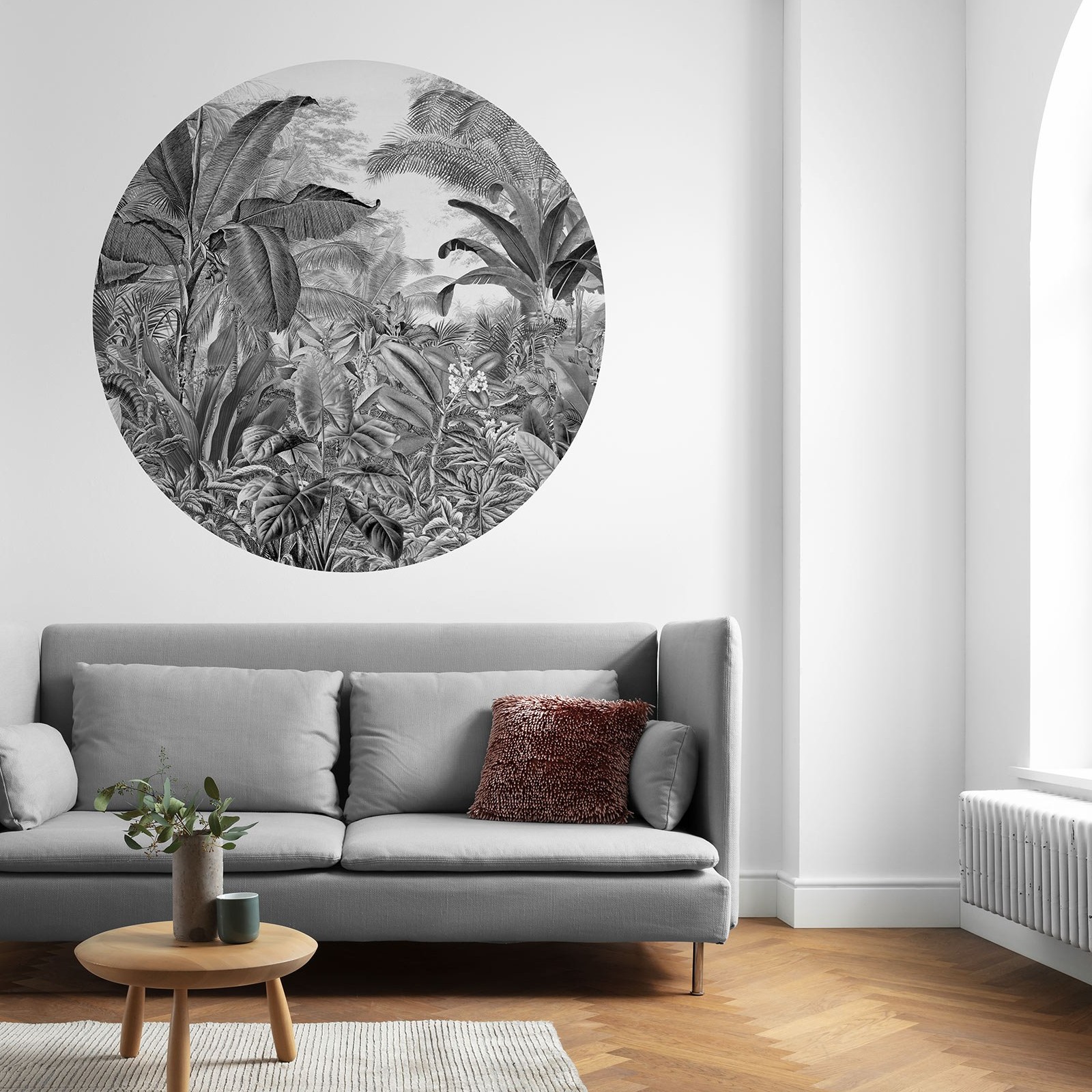 Komar Fototapete Disney Dot Wild Woods 125 x 125 cm Vlies Selbstklebend Pflanzenwelt Tropen