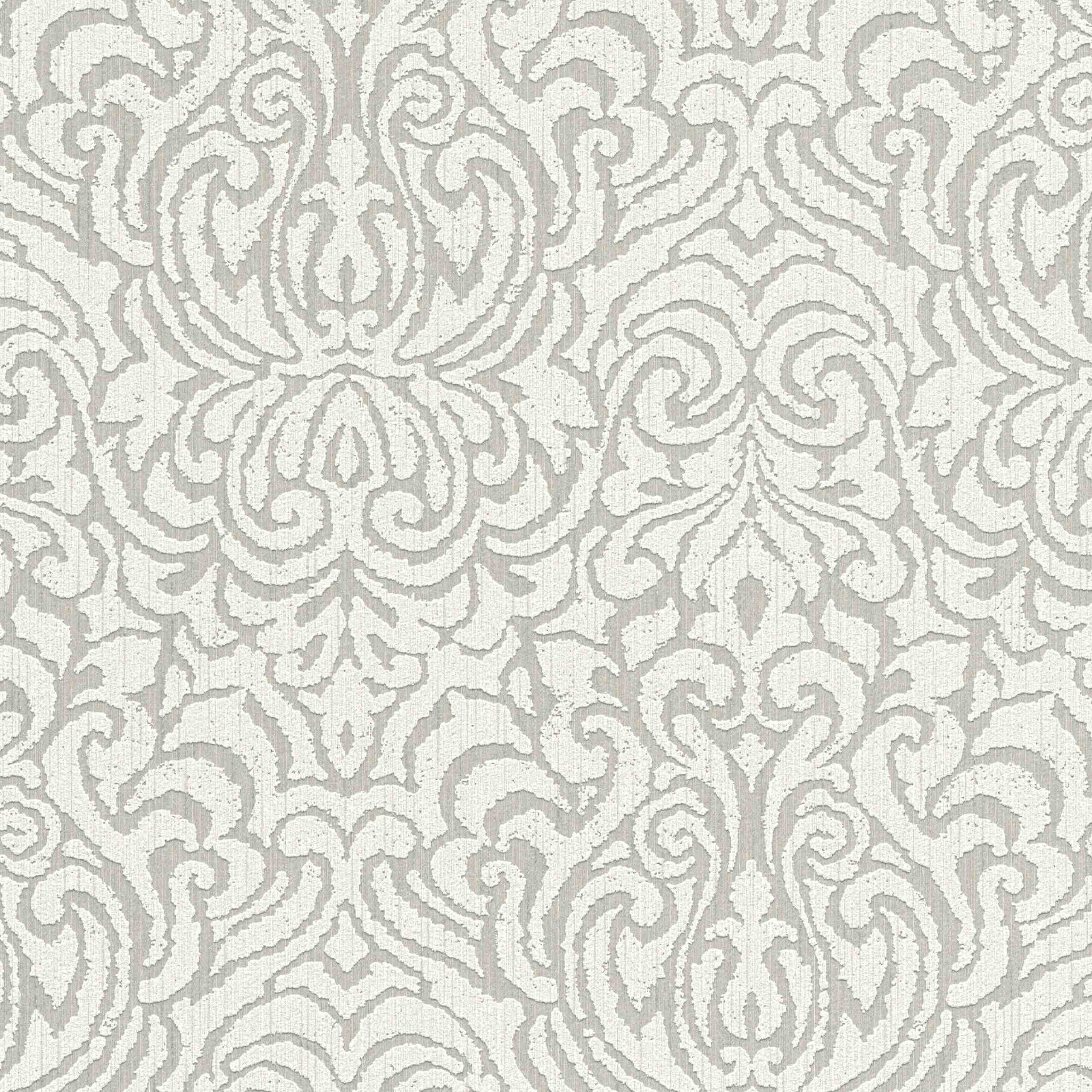 A.S. Creation | AP Tessuto II | 961933 | Vliestapete | Barock | 0.53 x 10.05 m | Beige