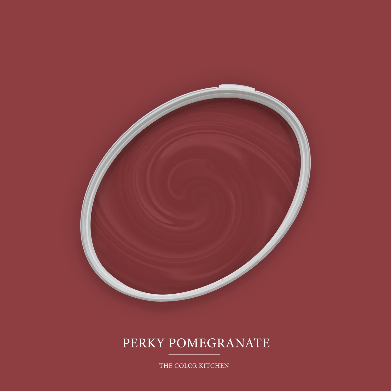 Wandfarbe Rot matt | The Color Kitchen Perky Pomegranate | Exklusive Innendispersion Hohe Deckkraft
