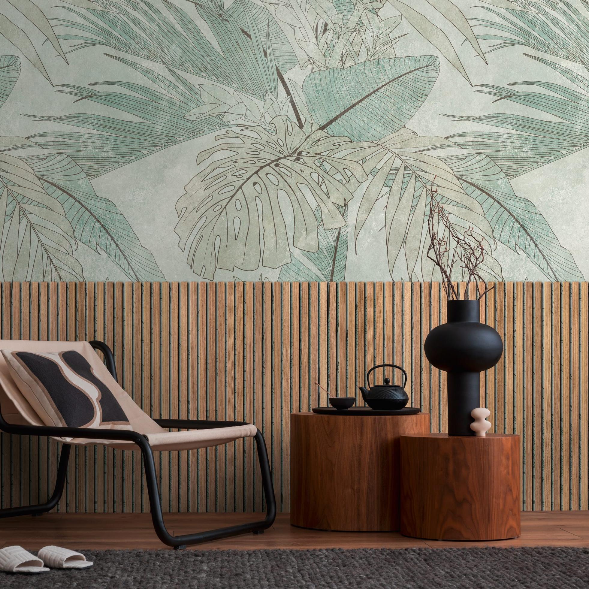 A.S. Creation Fototapete The Wall III 398541 Ein Motiv pro Rolle Modern Blumen Floral Beige Braun