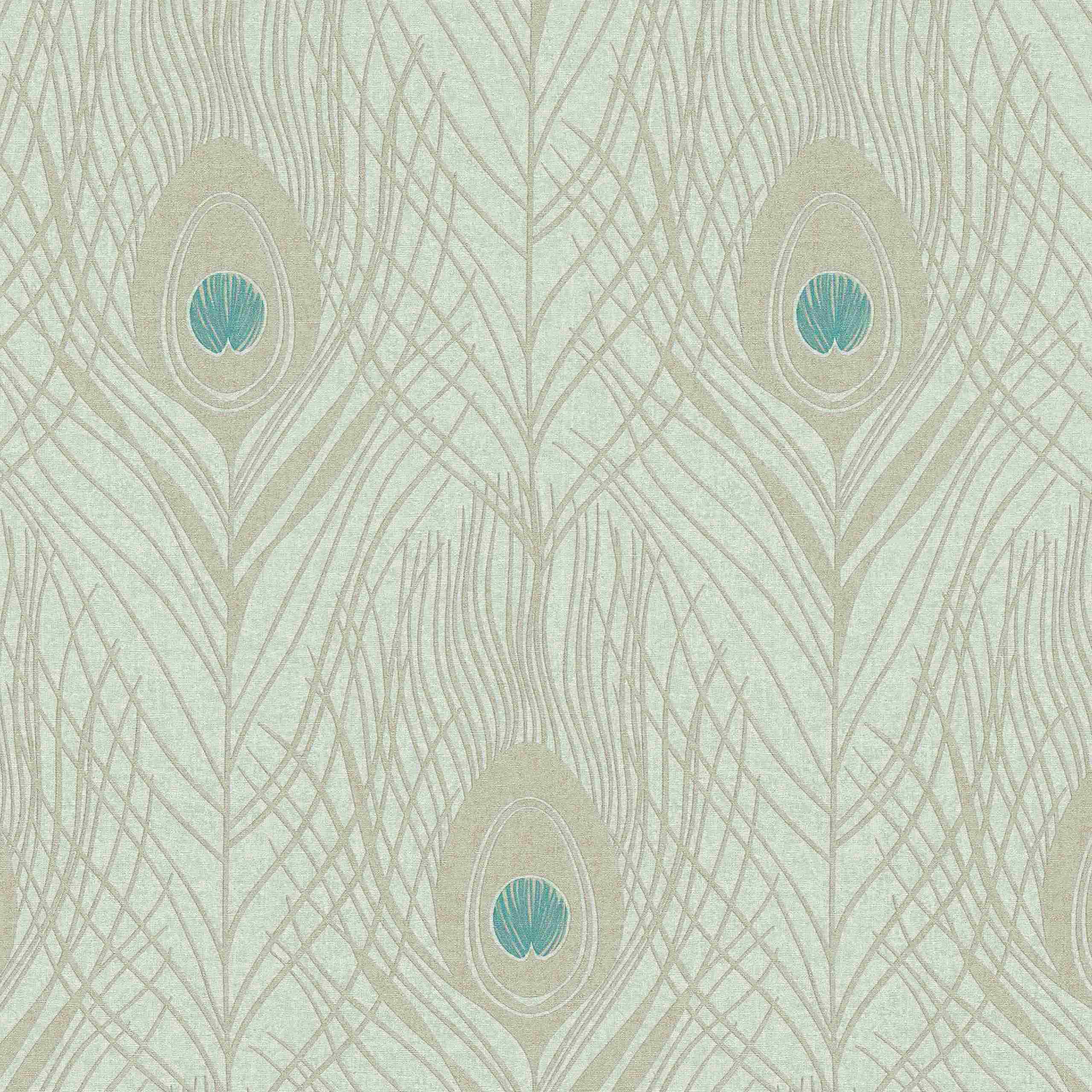 A.S. Creation | Absolutely Chic | 369713 | Vliestapete | Tiermuster | 0.53 x 10.05 m | Türkis