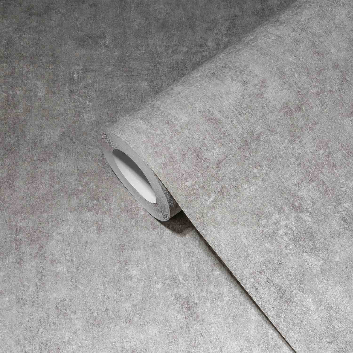 A.S. Creation | MY HOME. MY SPA. | 386935 | Vliestapete | Betonoptik | 0.53 x 10.05 m | Grau