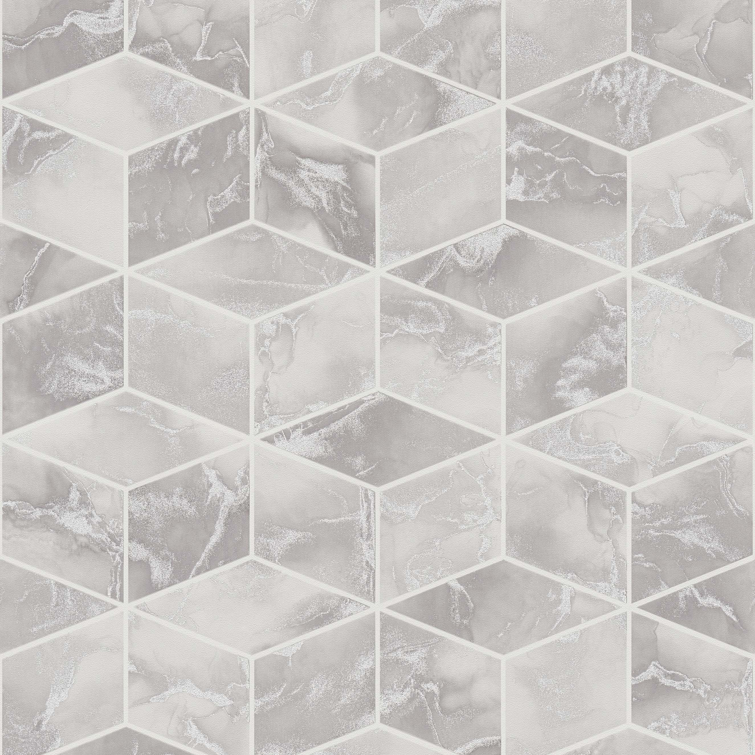 A.S. Creation | Metropolitan Stories 2 | 378631 | Vliestapete | 3D Optik | 0.53 x 10.05 m | Grau
