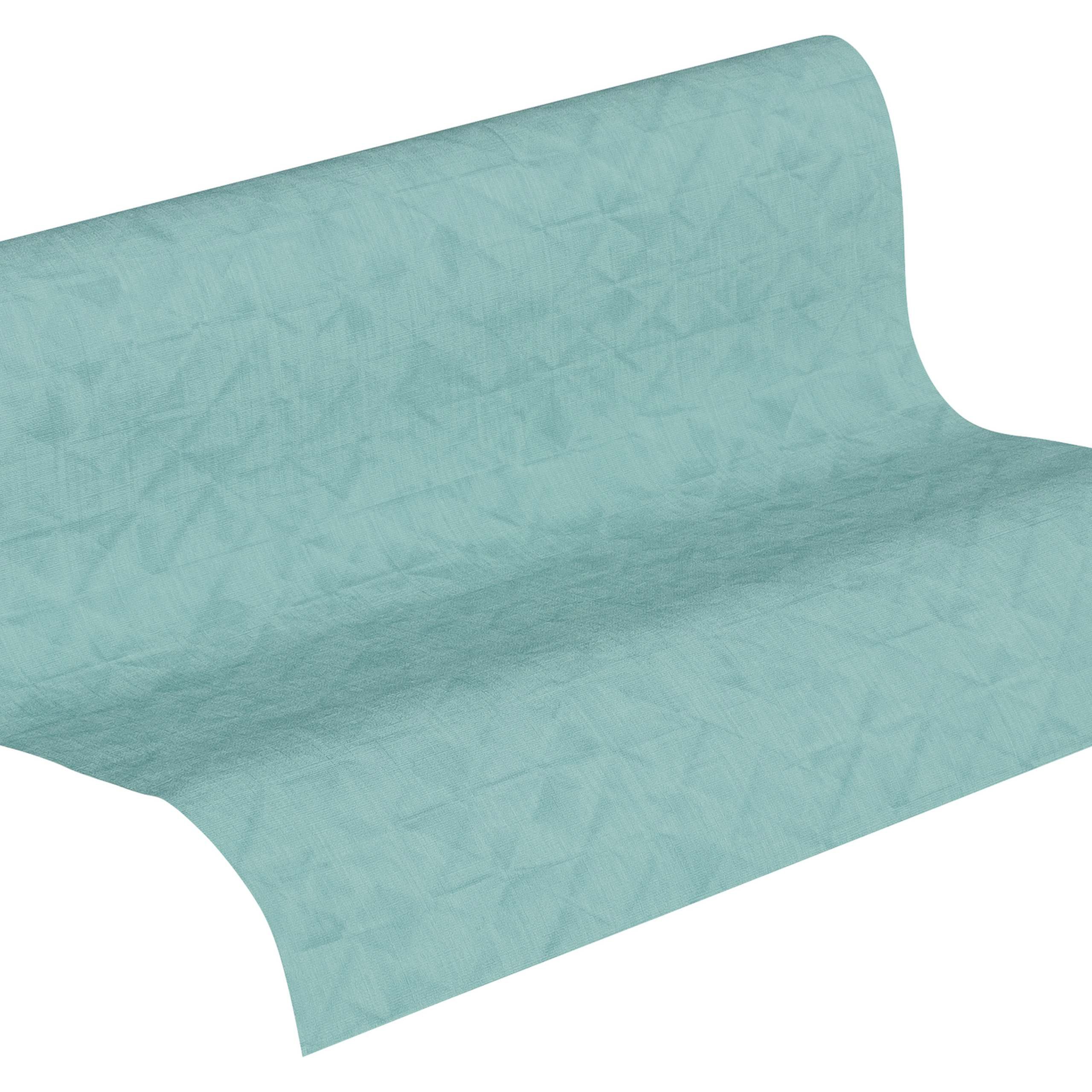 A.S. Creation | Exotic Life | 372847 | Vliestapete | Einfarbig | Uni | 0.53 x 10.05 m | Blau