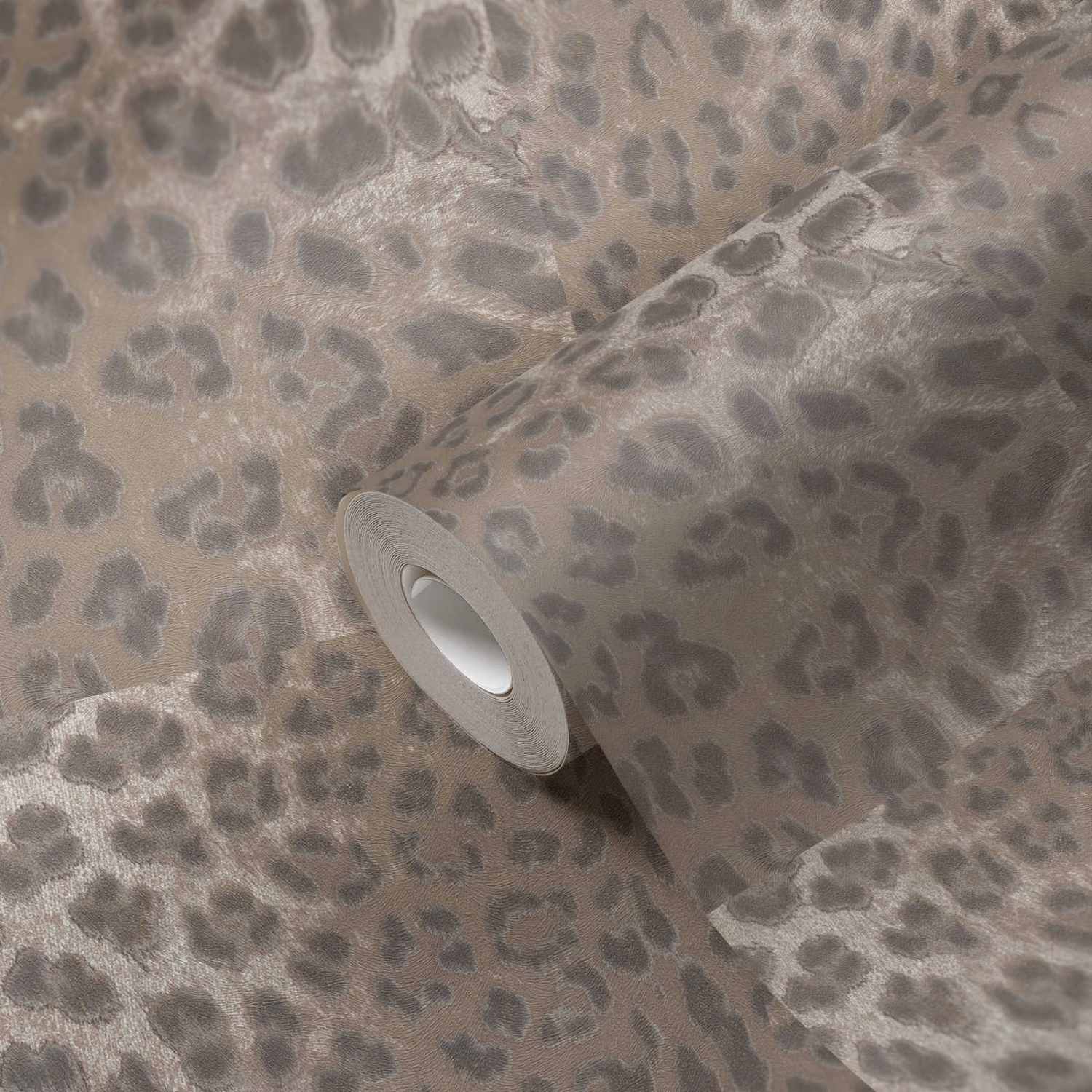 A.S. Creation | Desert Lodge | 385232 | Vliestapete | Tiere | 0.53 x 10.05 m | Grau | Braun | Weiß