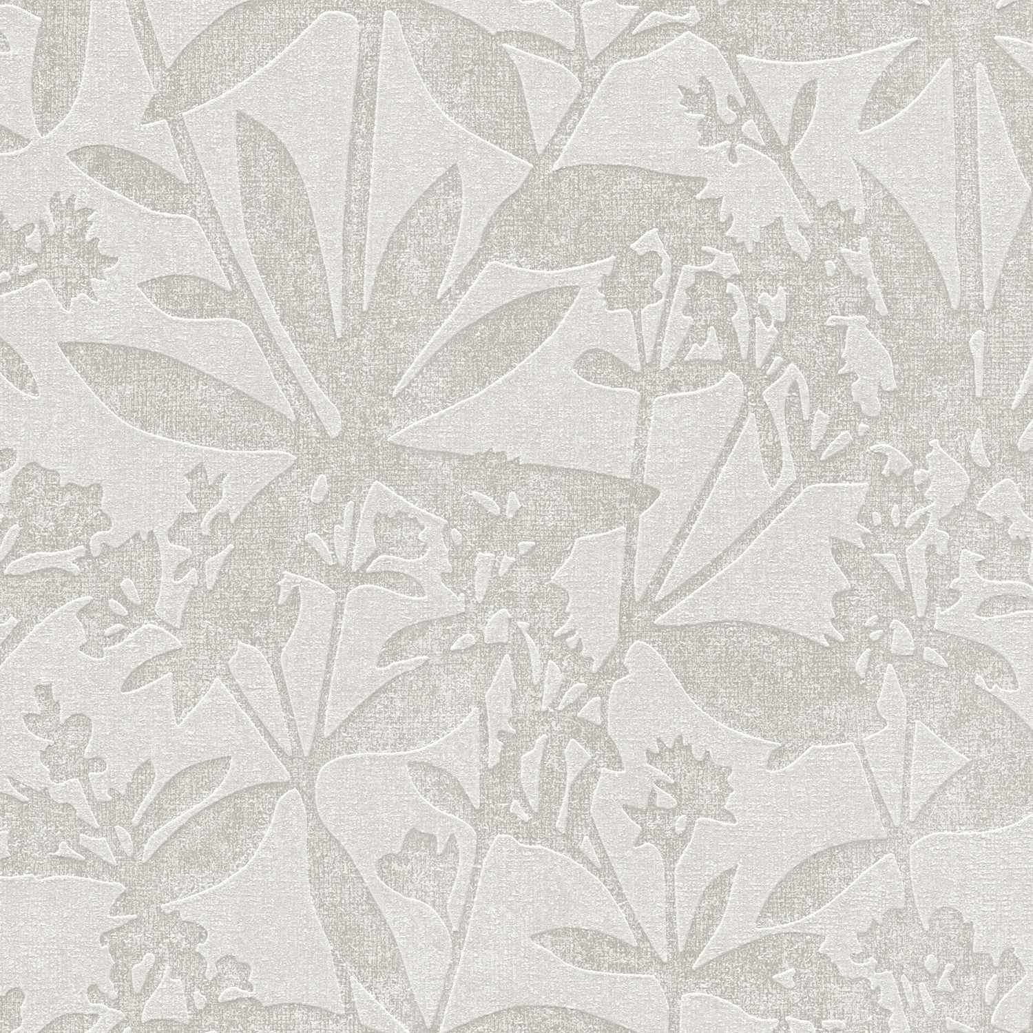 A.S. Creation | Terra | 389243 | Vliestapete | Blumenoptik | 10.05 x 0.53 m | Grau