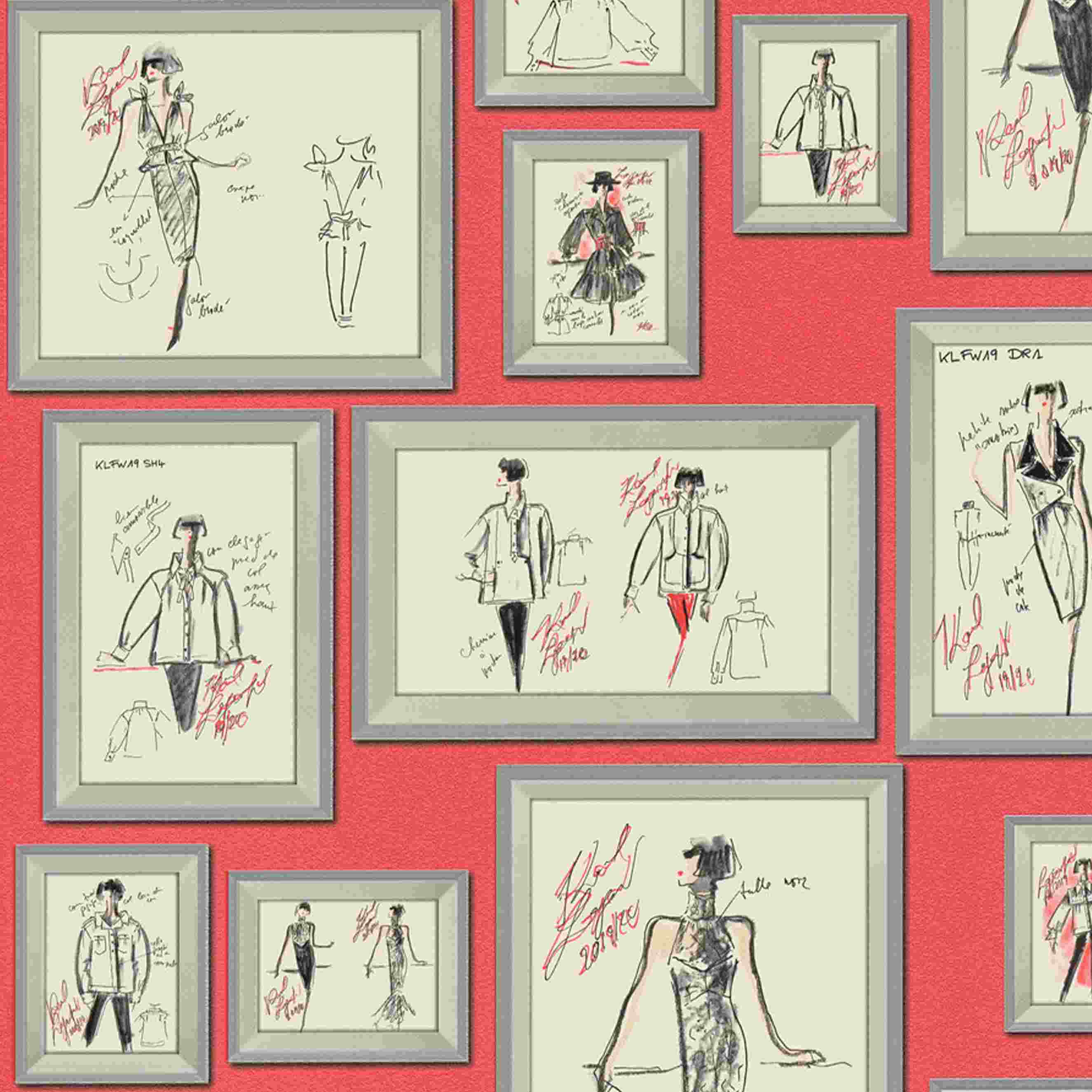 A.S. Creation | Karl Lagerfeld | 378462 | Vliestapete | 3D Optik | 0.53 x 10.05 m | Grau