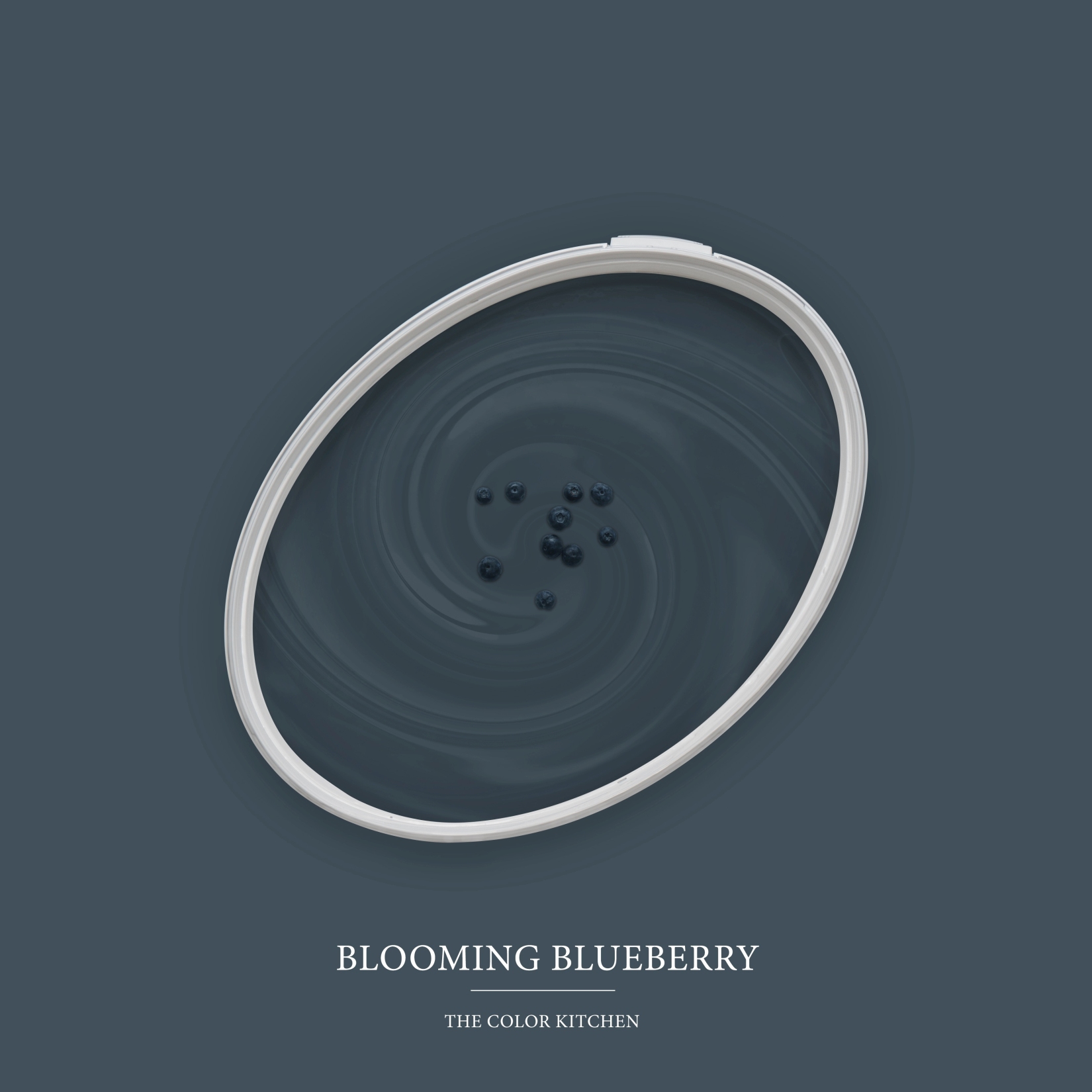 Wandfarbe Blau matt | The Color Kitchen Blooming Blueberry | Exklusive Innendispersion