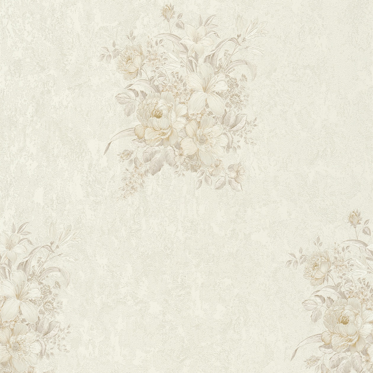 A.S. Creation | Romantico | 372254 | Vliestapete | Blumenoptik | 0.53 x 10.05 m | Creme