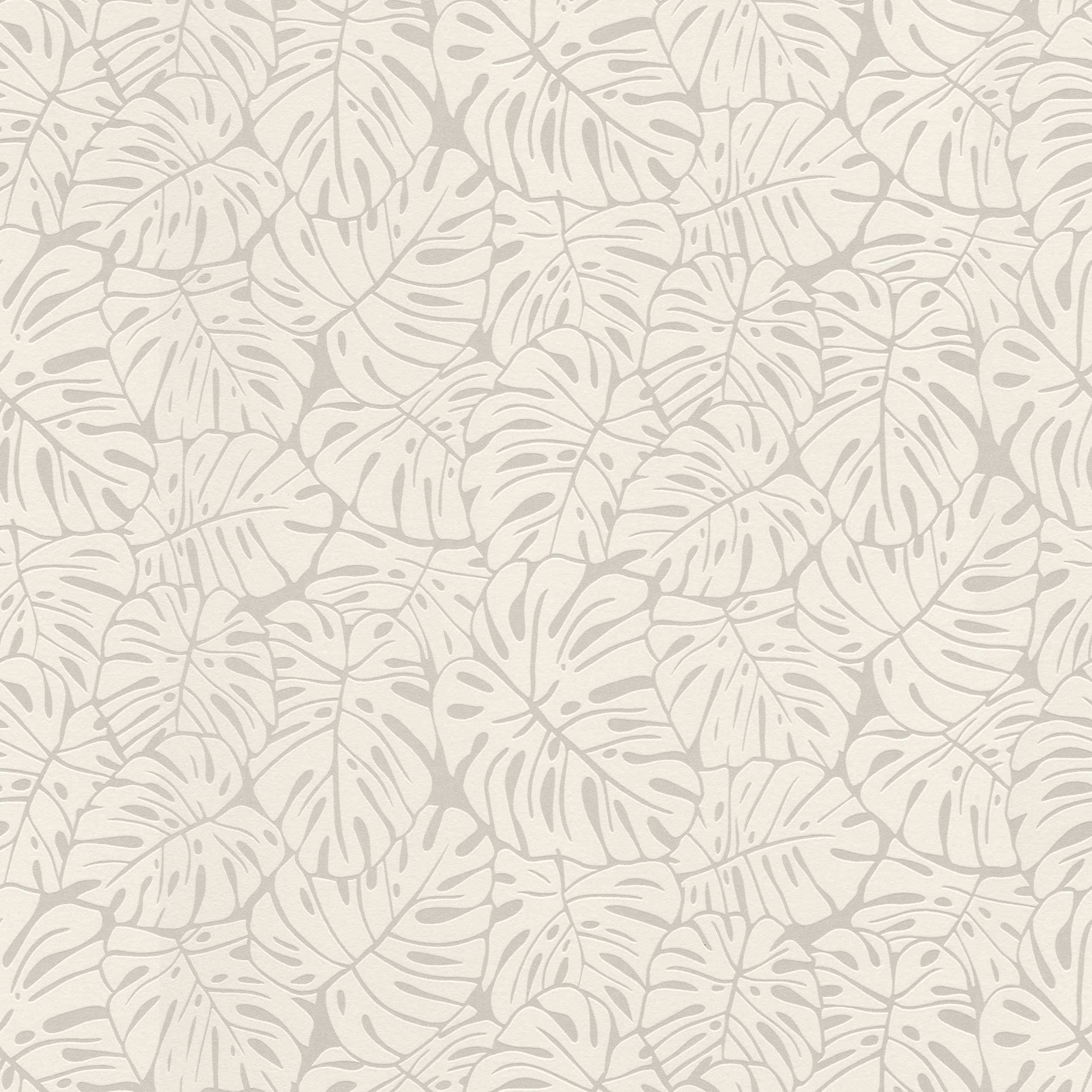 Rasch | #ROCKNROLLE | 541564 | Vliestapete | Blumenoptik | 0.53 x 10.05 m | Grau