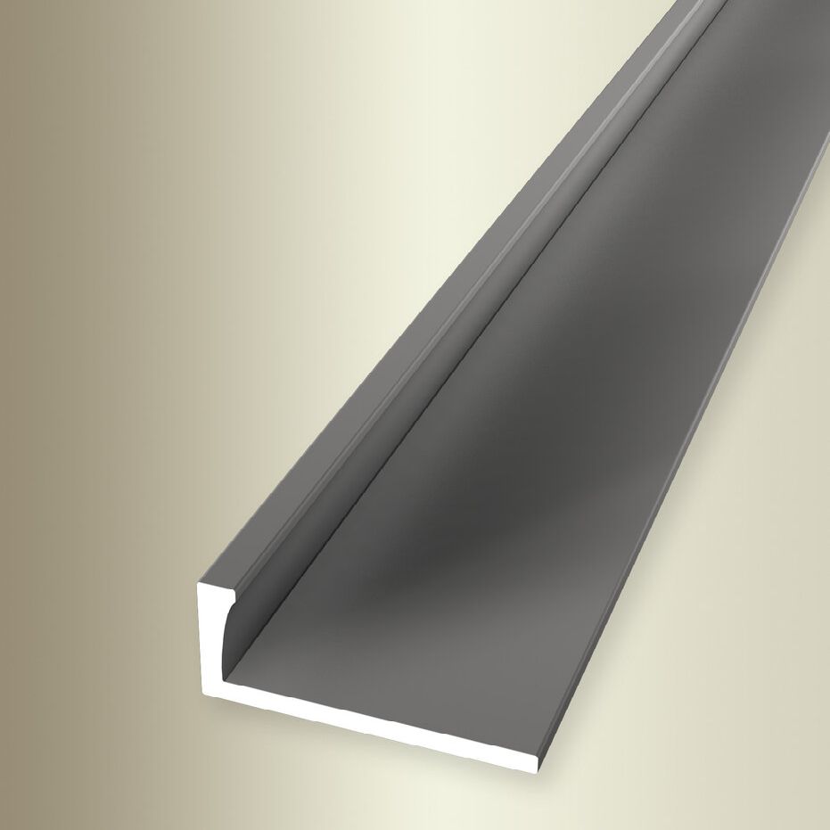 Küberit Einfass- & Abschlussprofile Höhe 9.5 mm Breite 22.5 mm L 2500 mm Einfasshöhe 8 mm