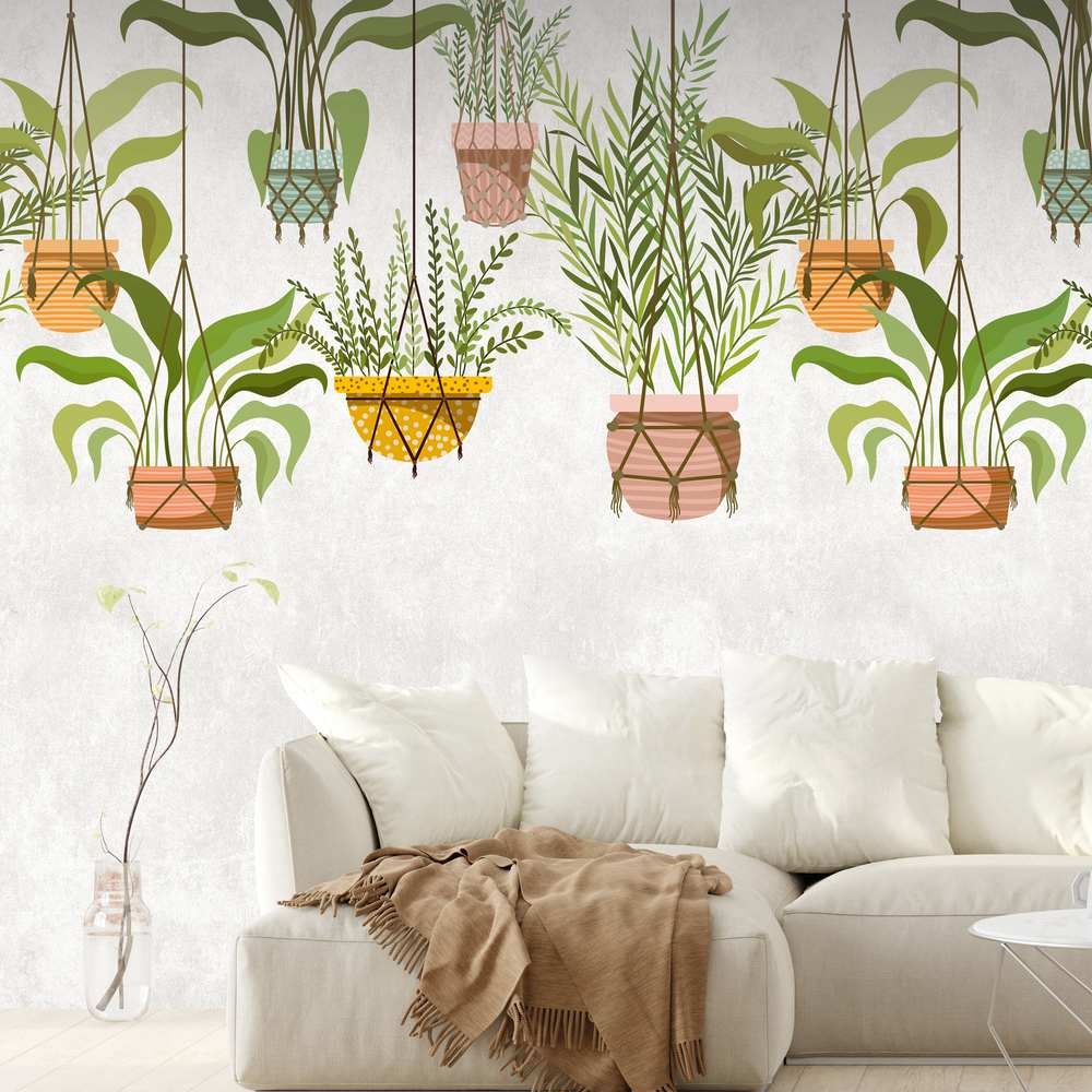 A.S. Creation Fototapete The Wall 382661 Ein Motiv pro Rolle Blumenoptik Grün