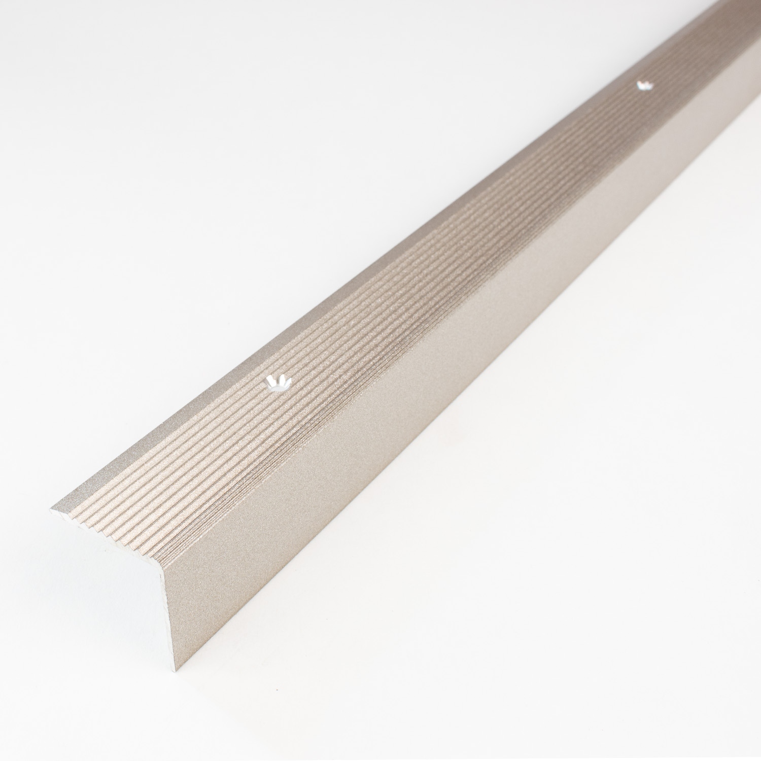 Auer Treppenkanten- & Winkelprofile Delia H 30 mm B 30 mm Spezialemailliert Aluminium