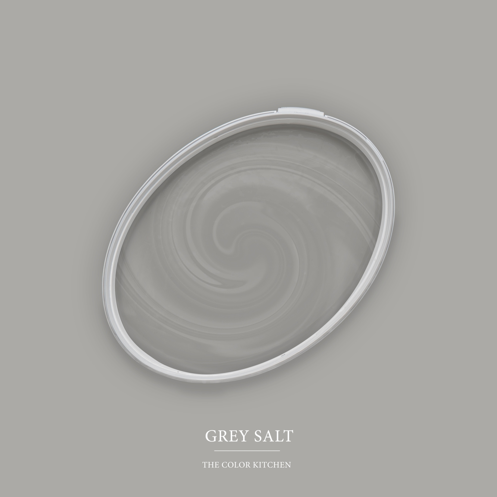 Wandfarbe Grau matt | The Color Kitchen Grey Salt | Exklusive Innendispersion Hohe Farbintensität