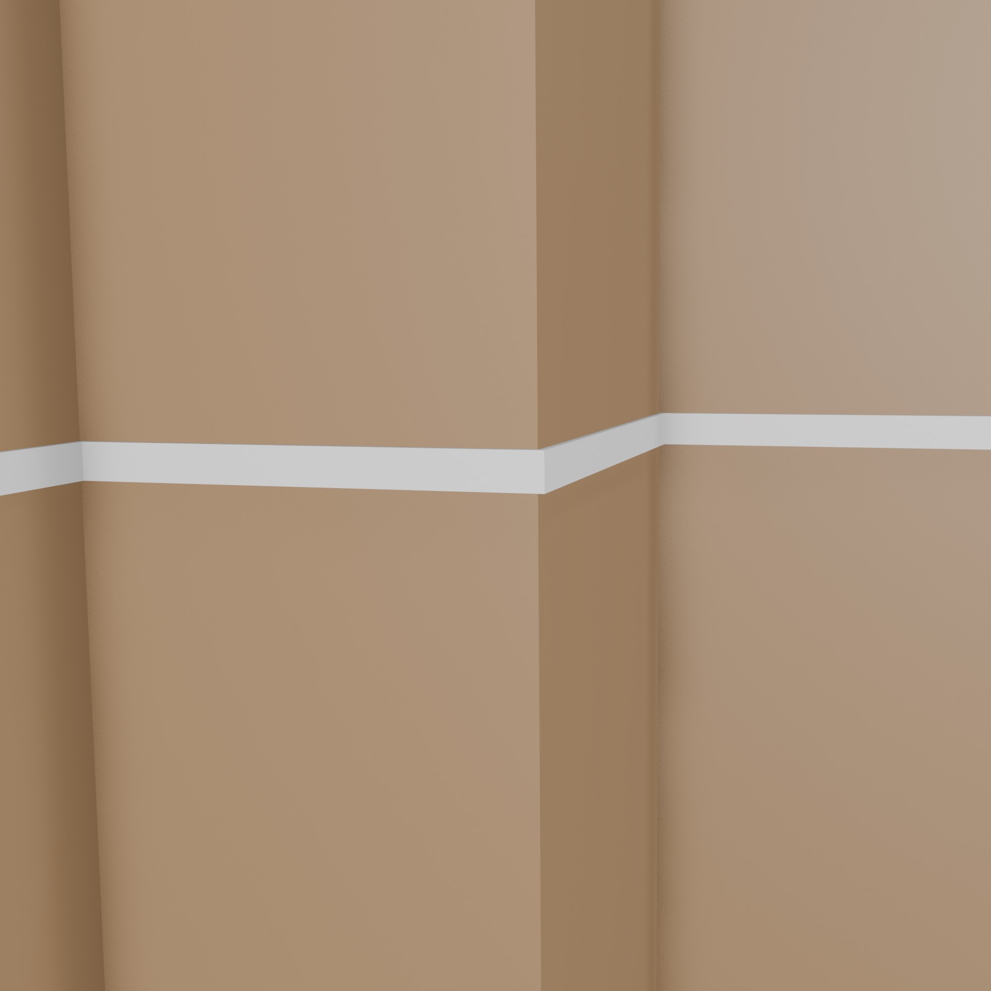 Mardom Wandleiste MD012 Polyforce 5 x 20 x 2000 mm Weiß Zierleiste Gerade