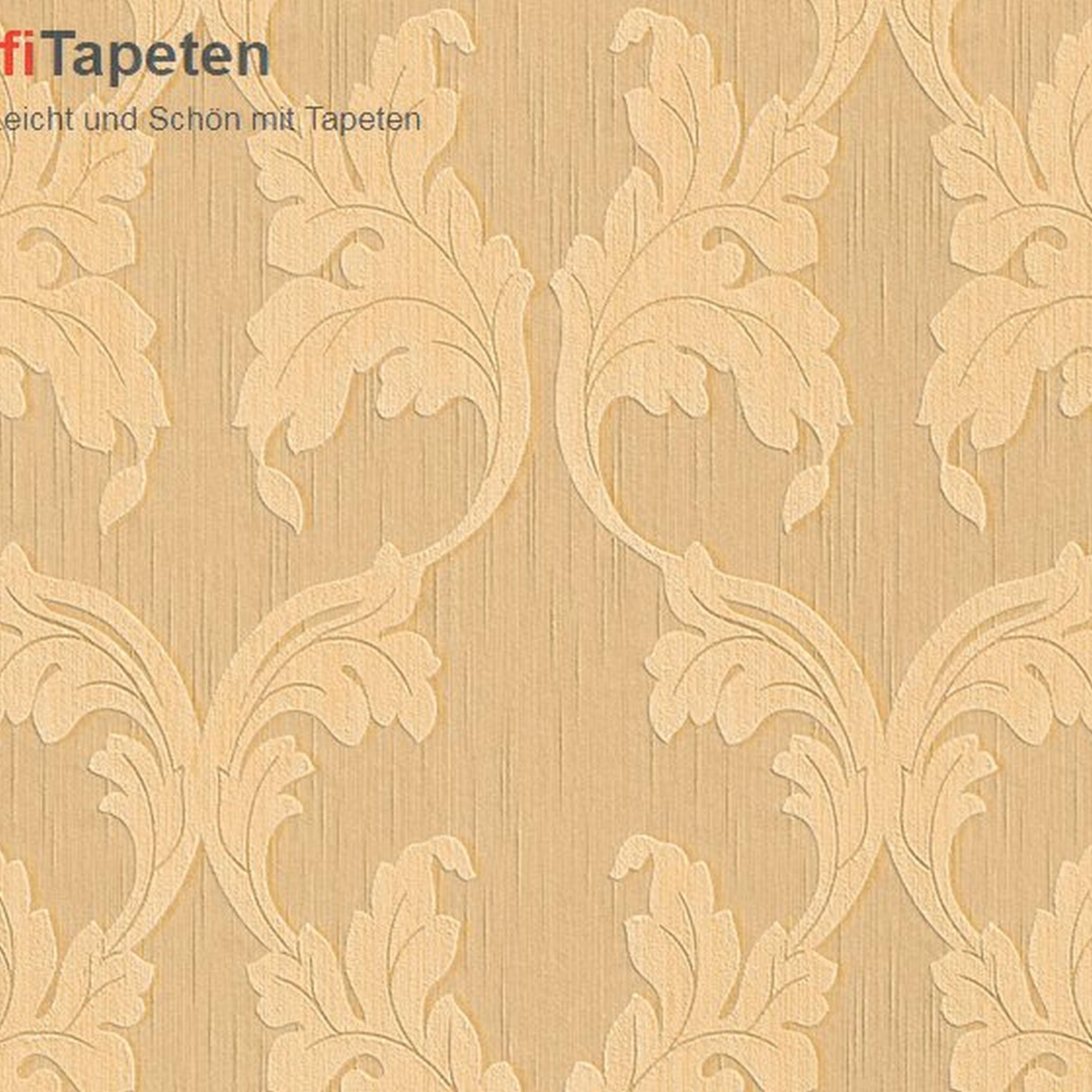 A.S. Creation | Tessuto | 956283 | Vliestapete | Barock | 0.53 x 10.05 m | Beige
