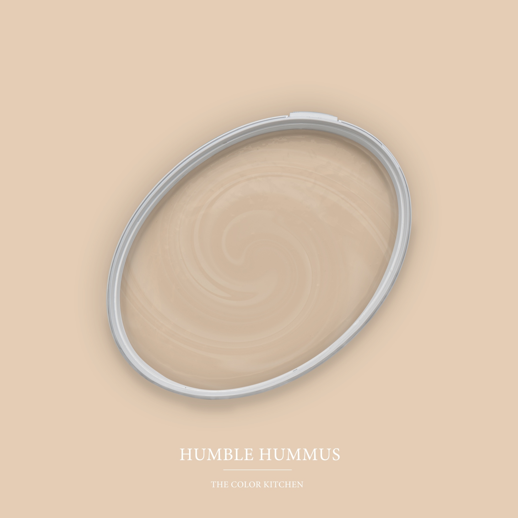 Wandfarbe Beige matt | The Color Kitchen Humble Hummus | Exklusive Innendispersion Hohe Deckkraft