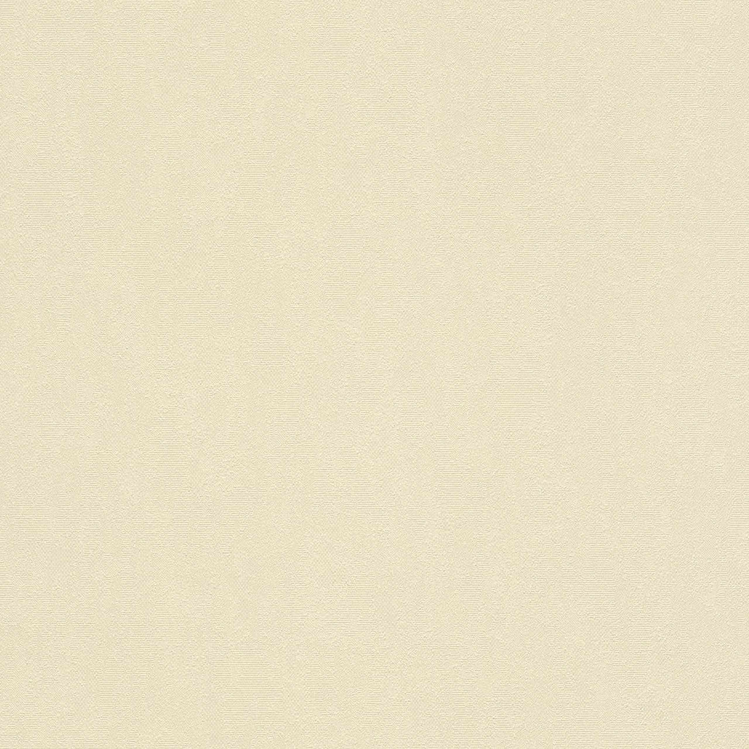 A.S. Creation | Castello | 335405 | Vliestapete | Einfarbig | Uni | 0.53 x 10.05 m | Creme