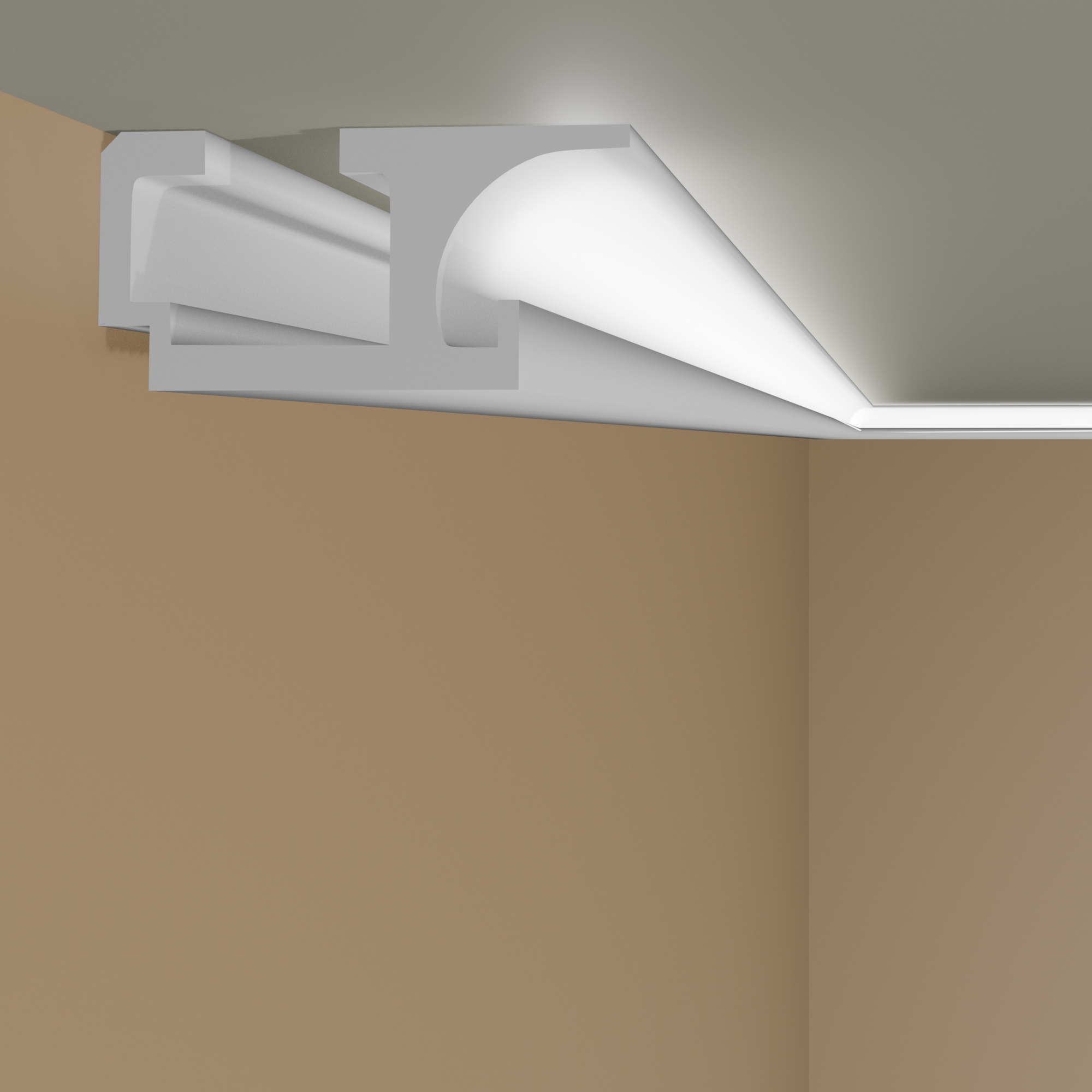 Elite Decor Lichtleiste KD409 Polystyrol 120 x 250 x 1150 mm Weiß Styropor Stuckleiste Deckenleiste Elite Decor Lichtleiste KD409 Polystyrol 120 x 250 x 1150 mm Weiß Styropor Stuckleiste Deckenleiste