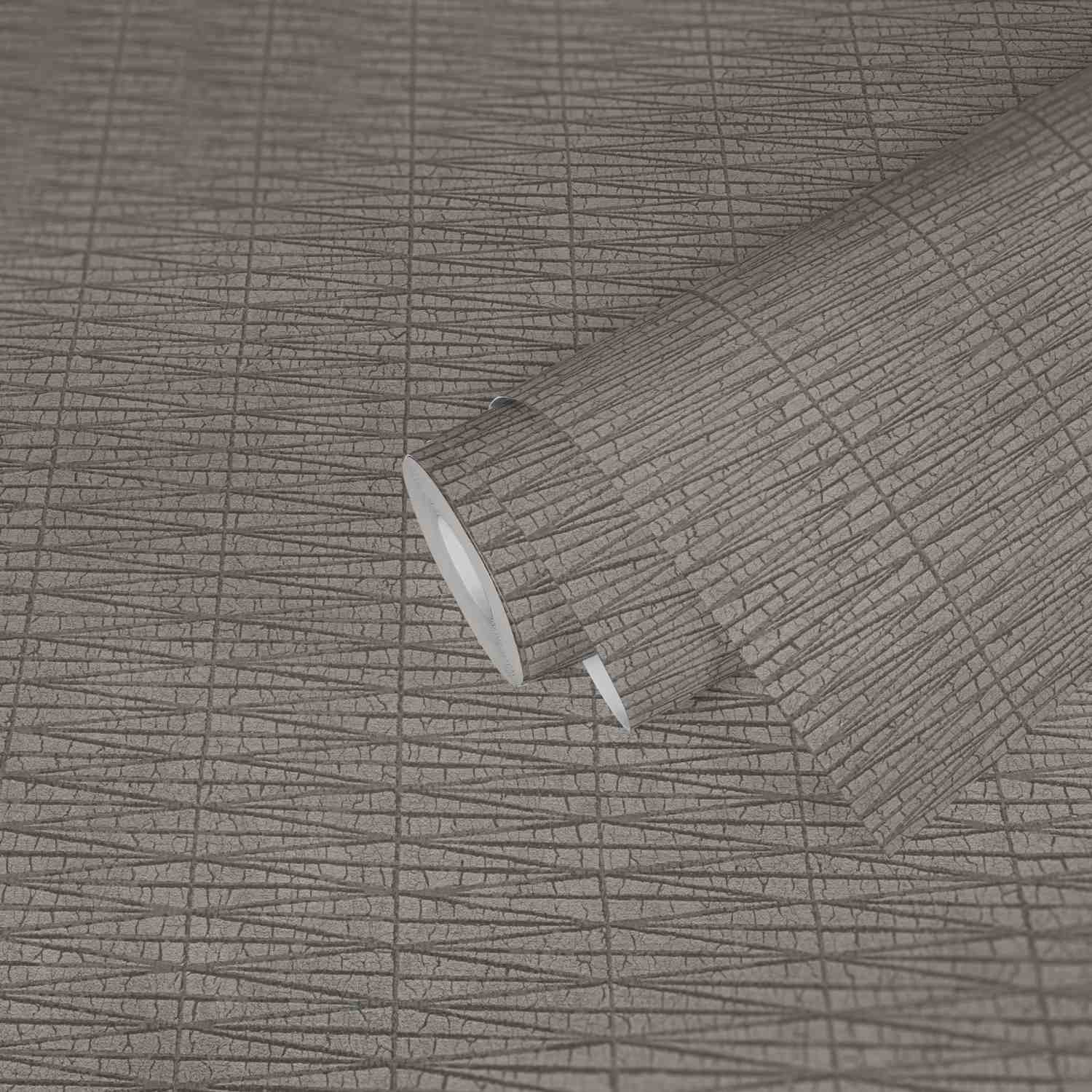 A.S. Creation | #Hygge | 385976 | Vliestapete | Struktur | 0.53 x 10.05 m | Grau